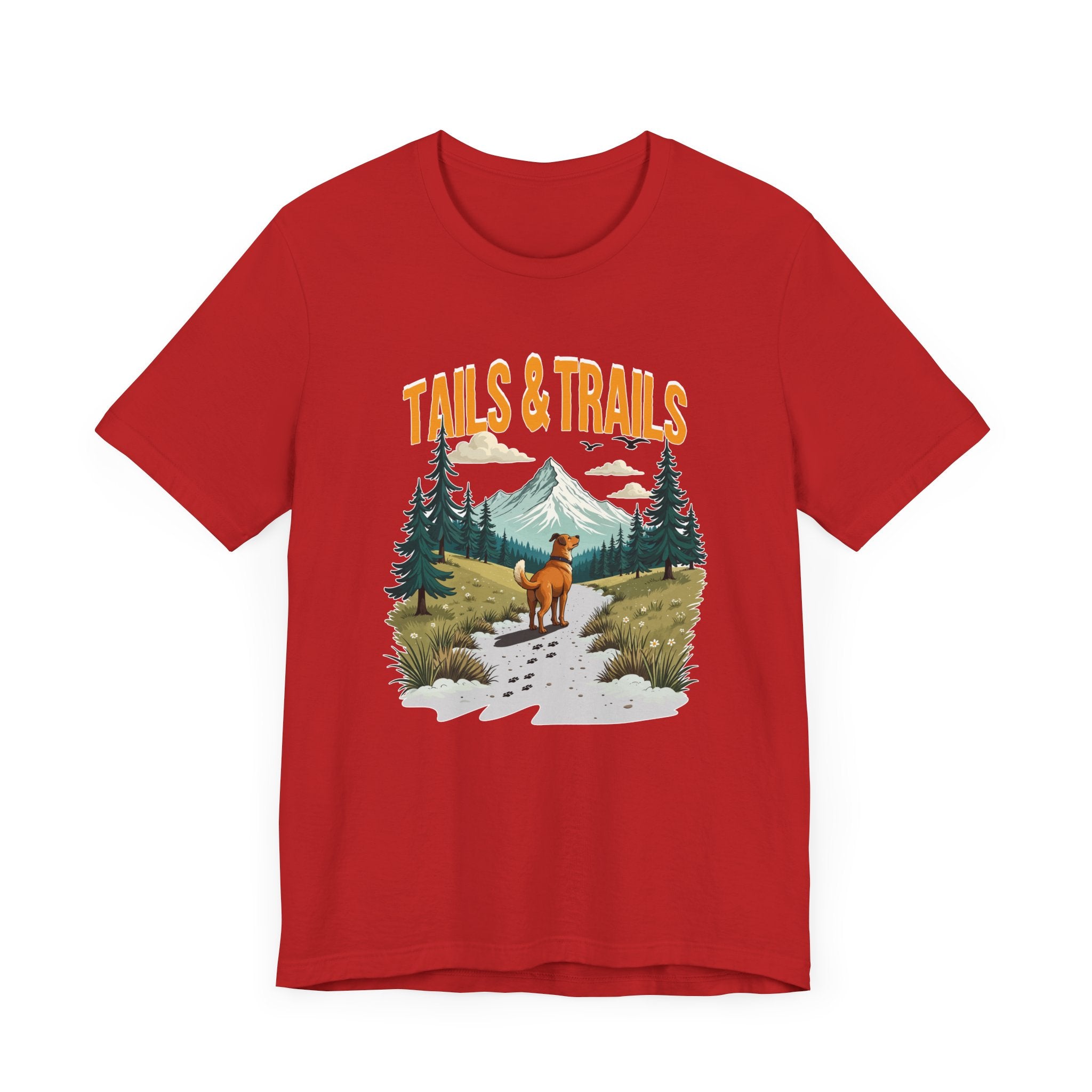 Tails and Trails Shirt Dog Walking Adventure Tee for Pet Parents Who Live for Leashes Parks Muddy Paws and the Great Outdoor Journey