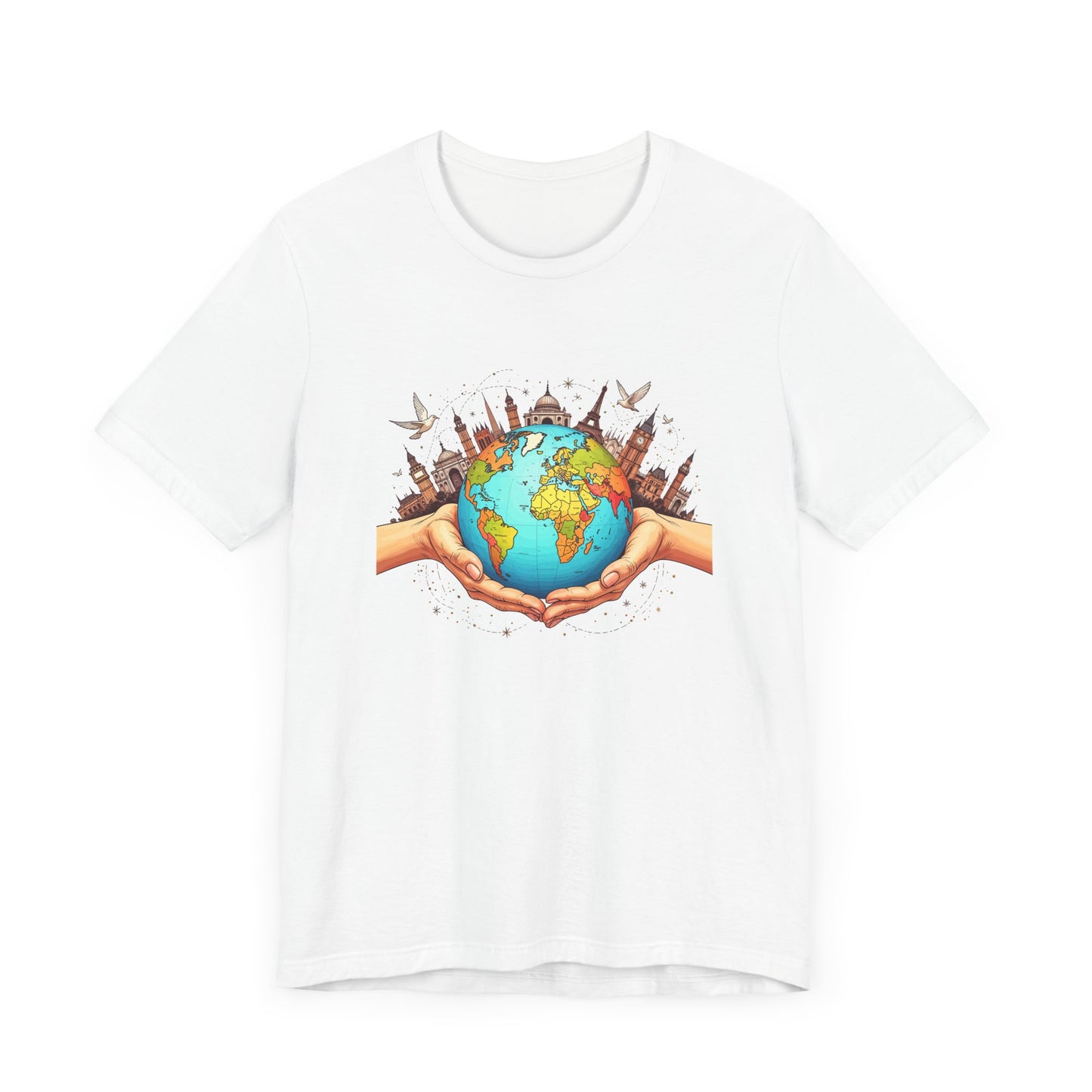 Beyond Borders Shirt Global Connection Graphic Tee for World Travelers Humanitarians and Dreamers Who Believe in Unity Without Walls
