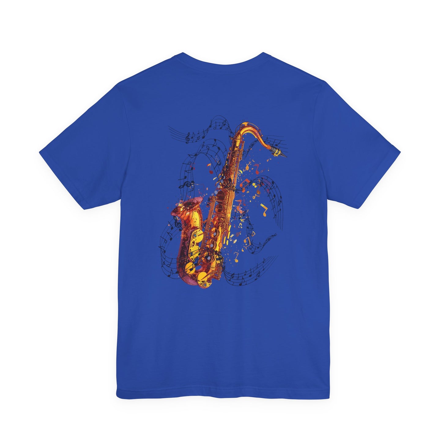 Gold on the Outside Jazz on the Inside Saxophone T-Shirt