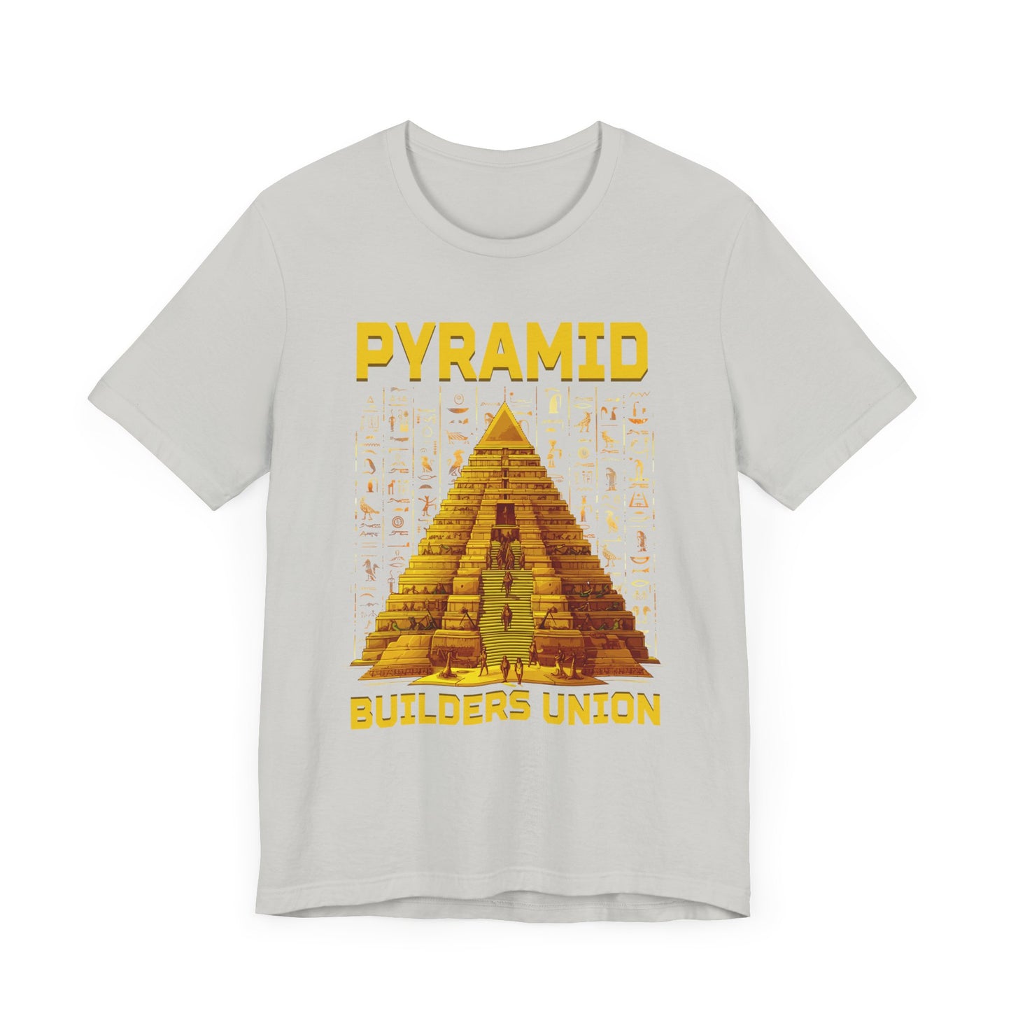 Pyramid Builders Union Tee, Ancient Worker Pride Shirt, Historical Labor Graphic, Egypt Crew Top, Stone by Stone Gift