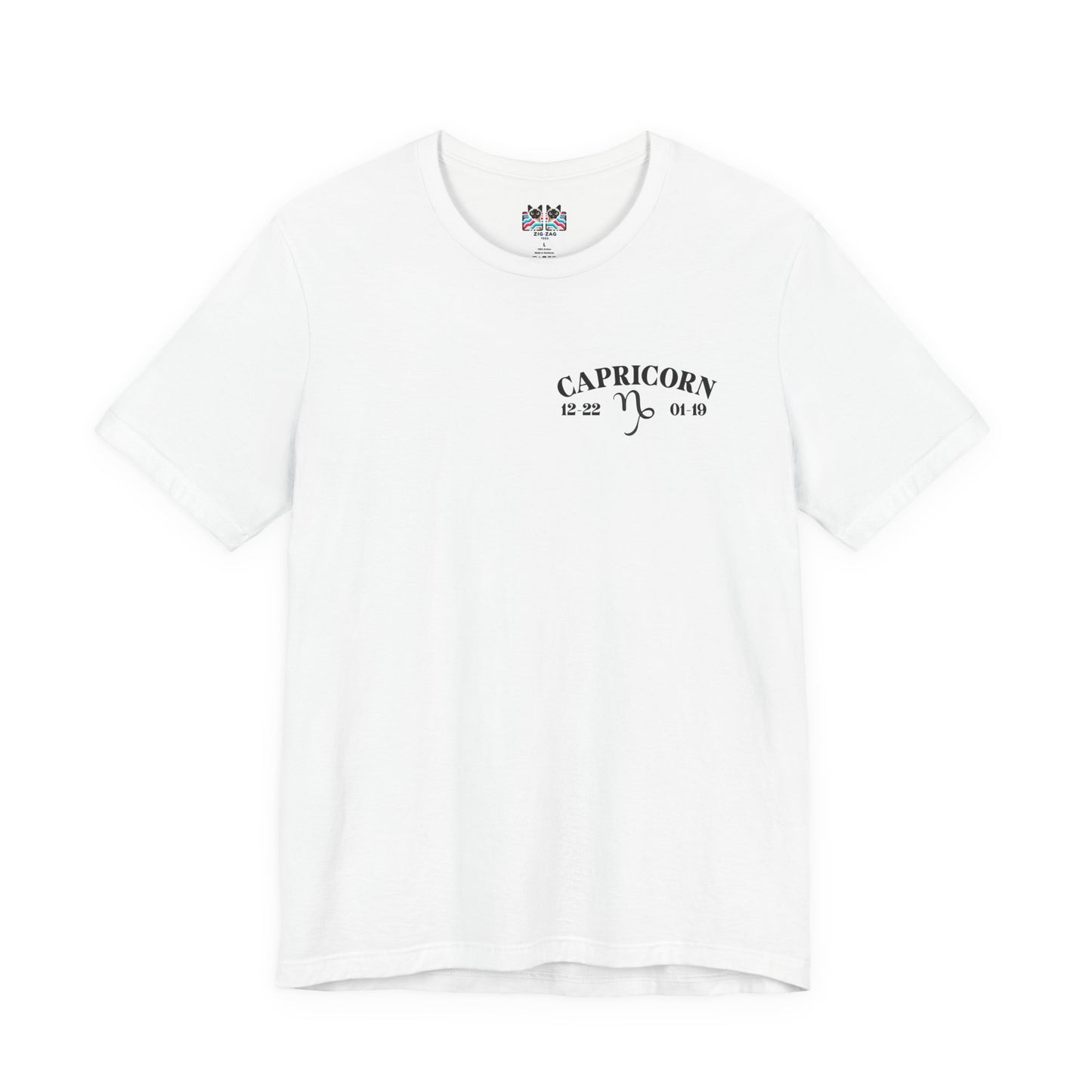 Capricorn Constellation & Floral Zodiac T-Shirt – December 22 to January 19