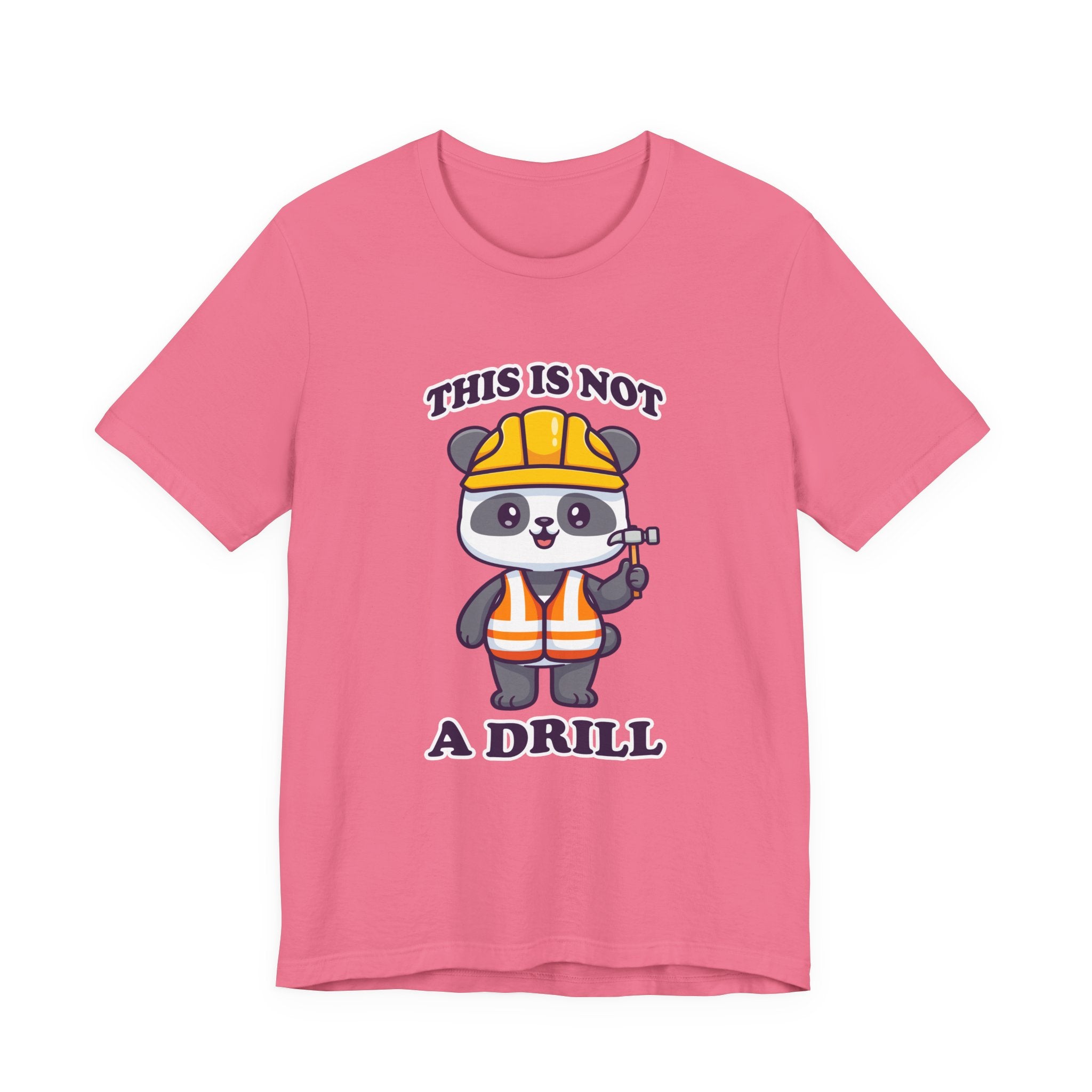 This Is Not a Drill T-Shirt – Cute Puppy Construction Worker Graphic Tee