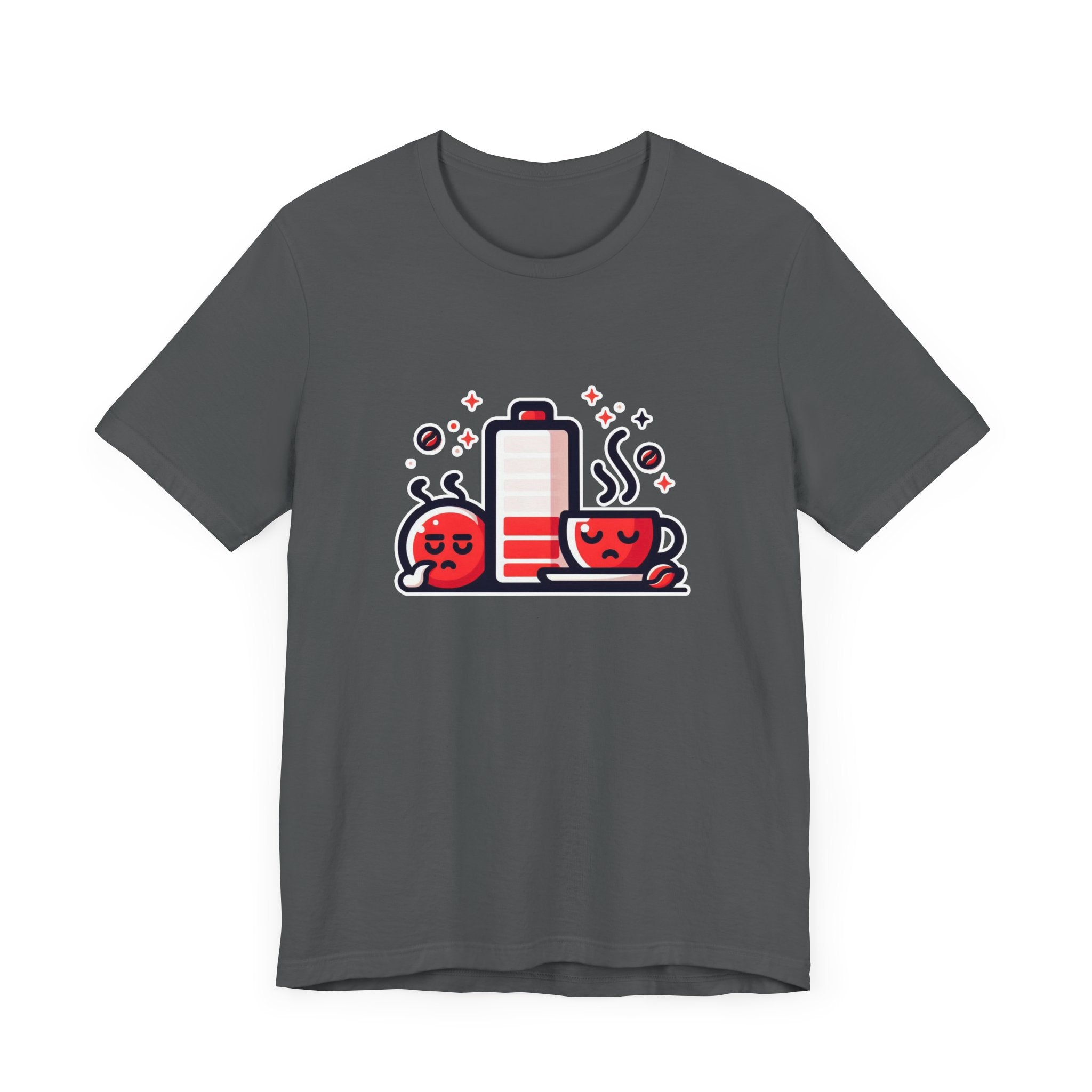 Low Battery | Need Coffee Graphic T-Shirt