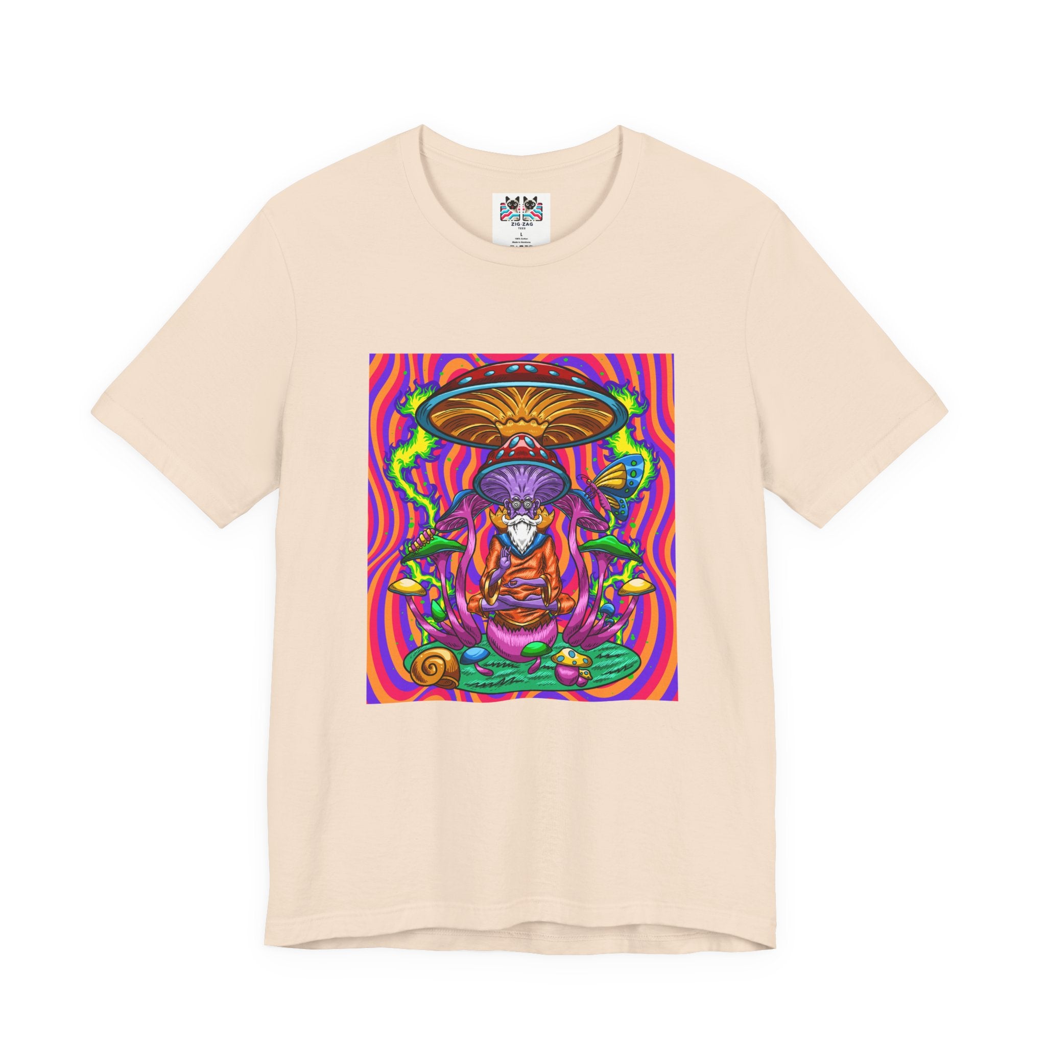 Psychedelic Mushroom Wizard Stay Wild & High T-Shirt