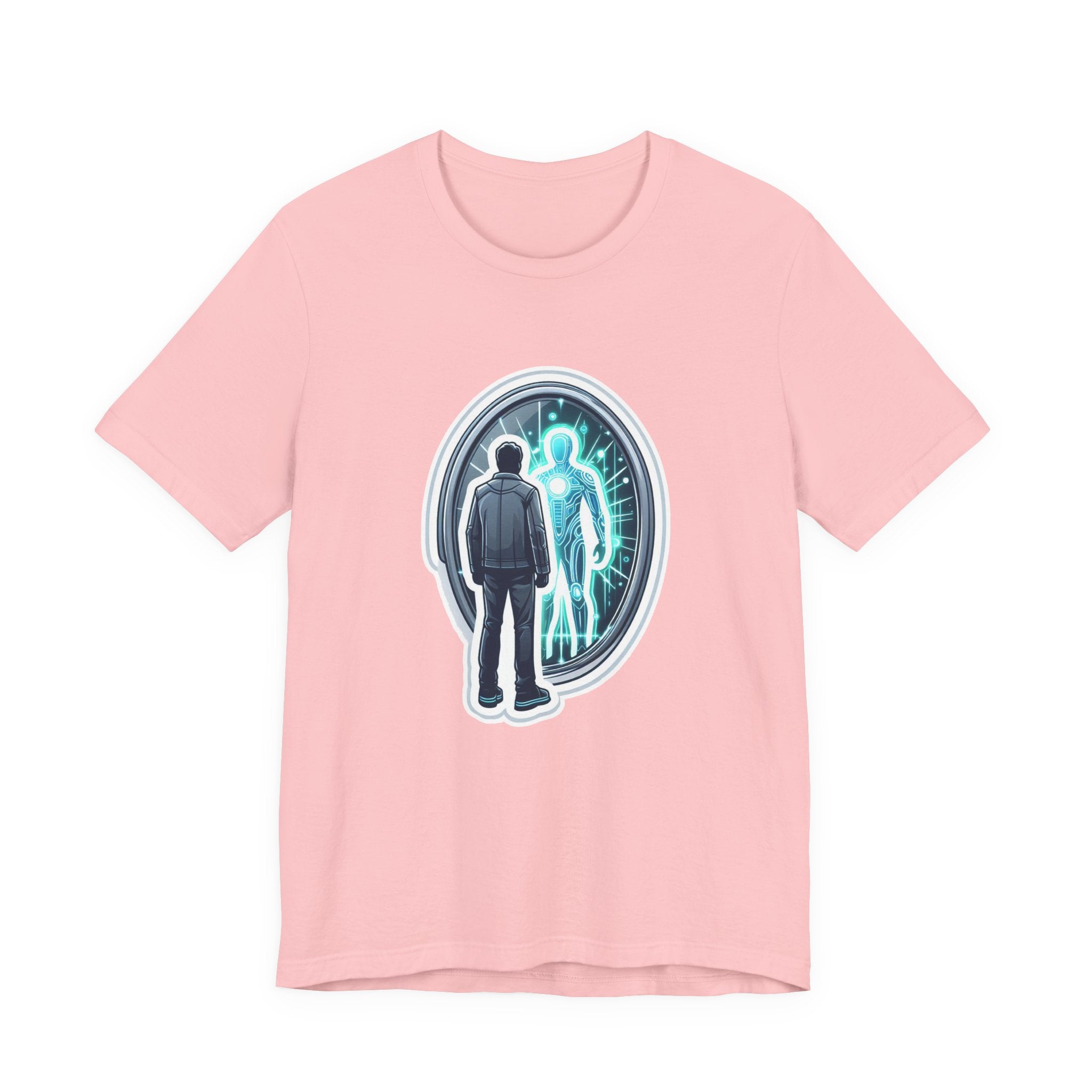 The Other Me is Winning Tshirt – Digital Mirror Reflection Graphic