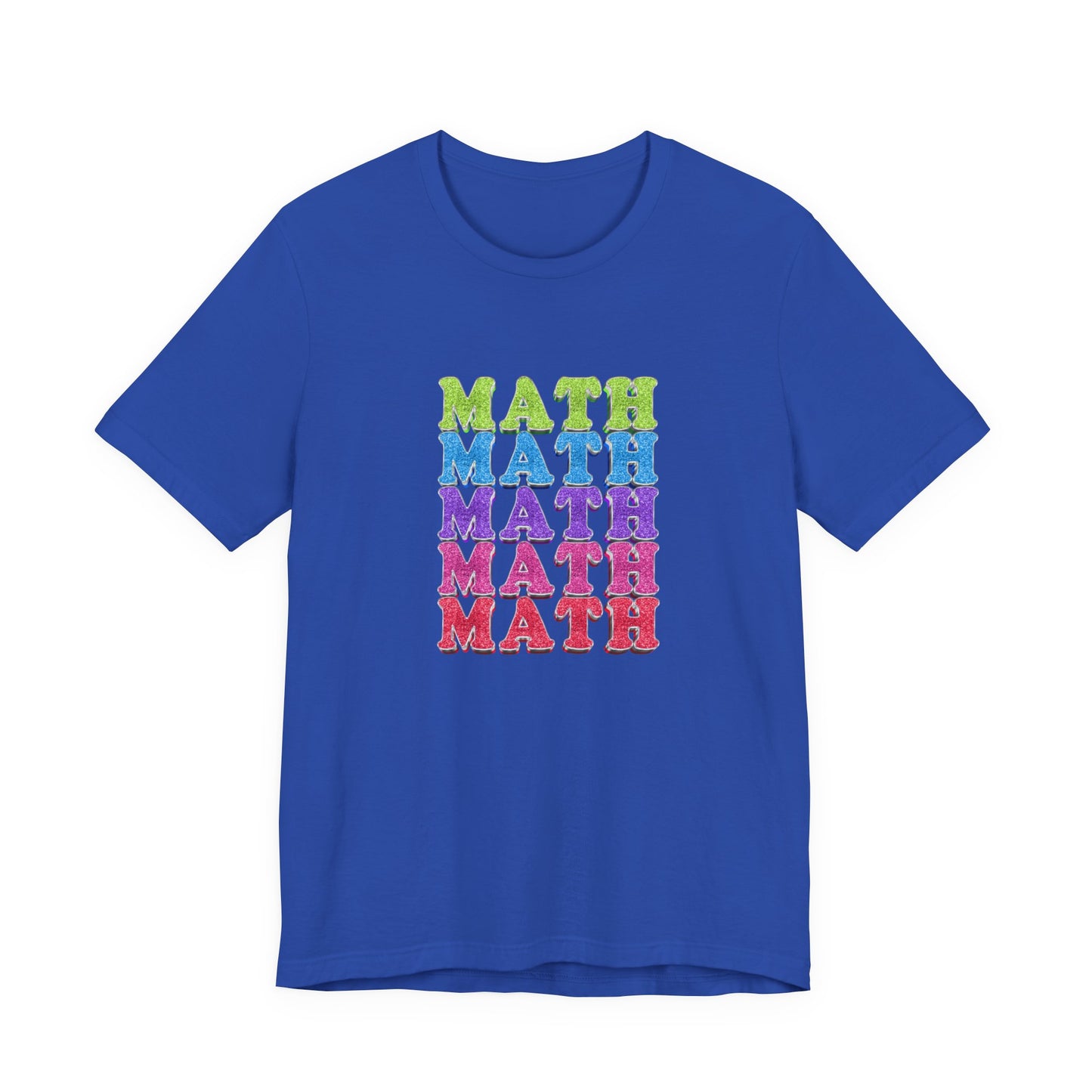 Math Repeated Tshirt – Bold Typography Design for Math Enthusiasts