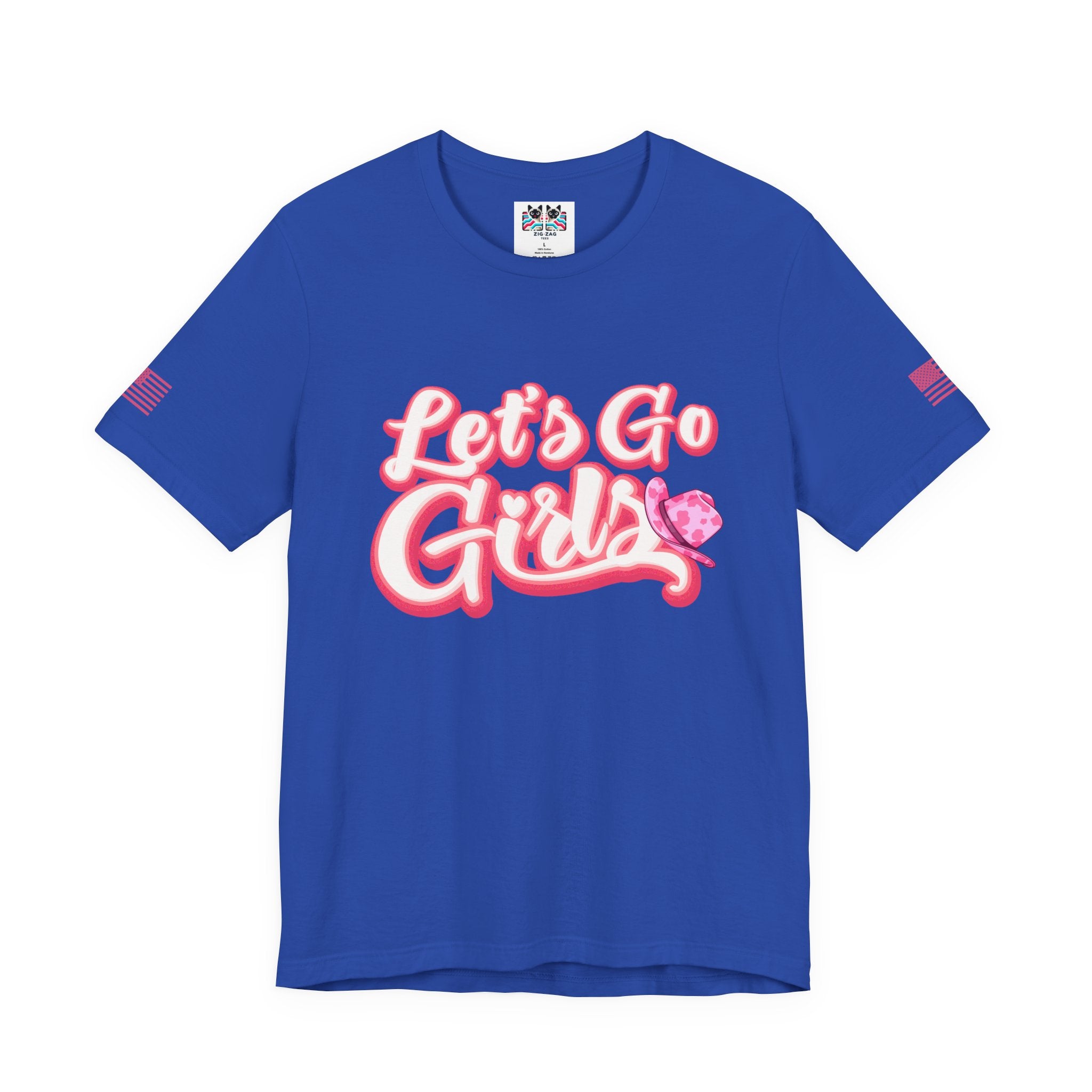 Let's Go Girls T-Shirt – Bold Retro Script Cowboy Hat Graphic Tee