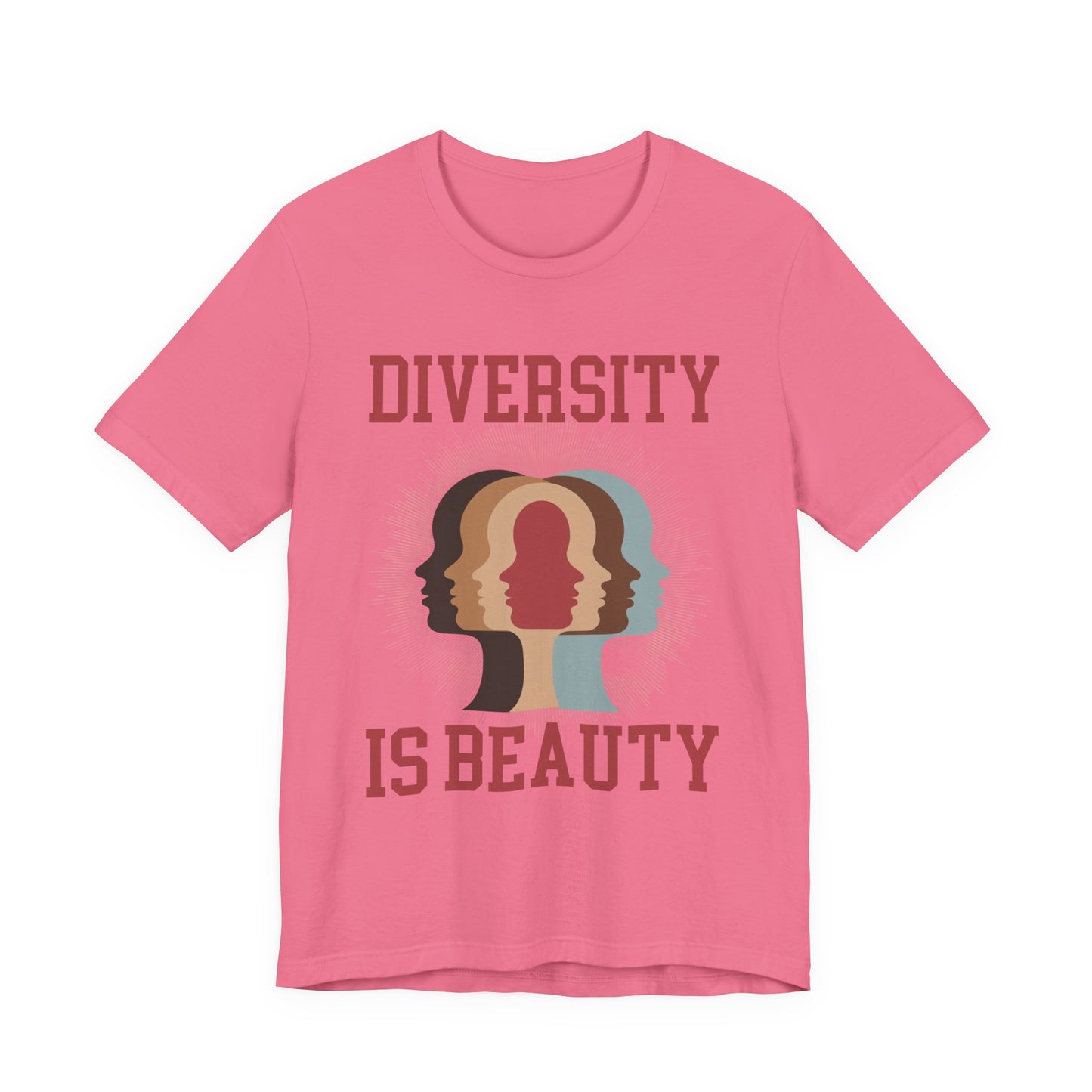 Diversity Is Beauty – Faces in Every Shade Inclusive Graphic T-Shirt