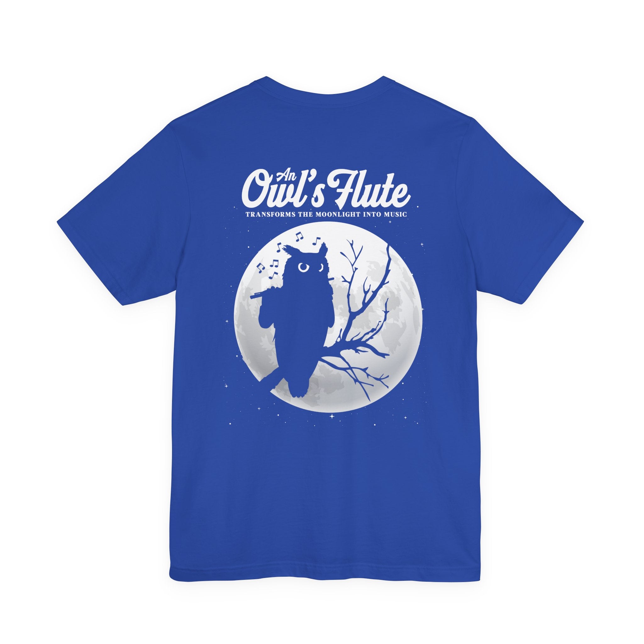 Owl Flute Midnight Melody Moonlight Music T-Shirt