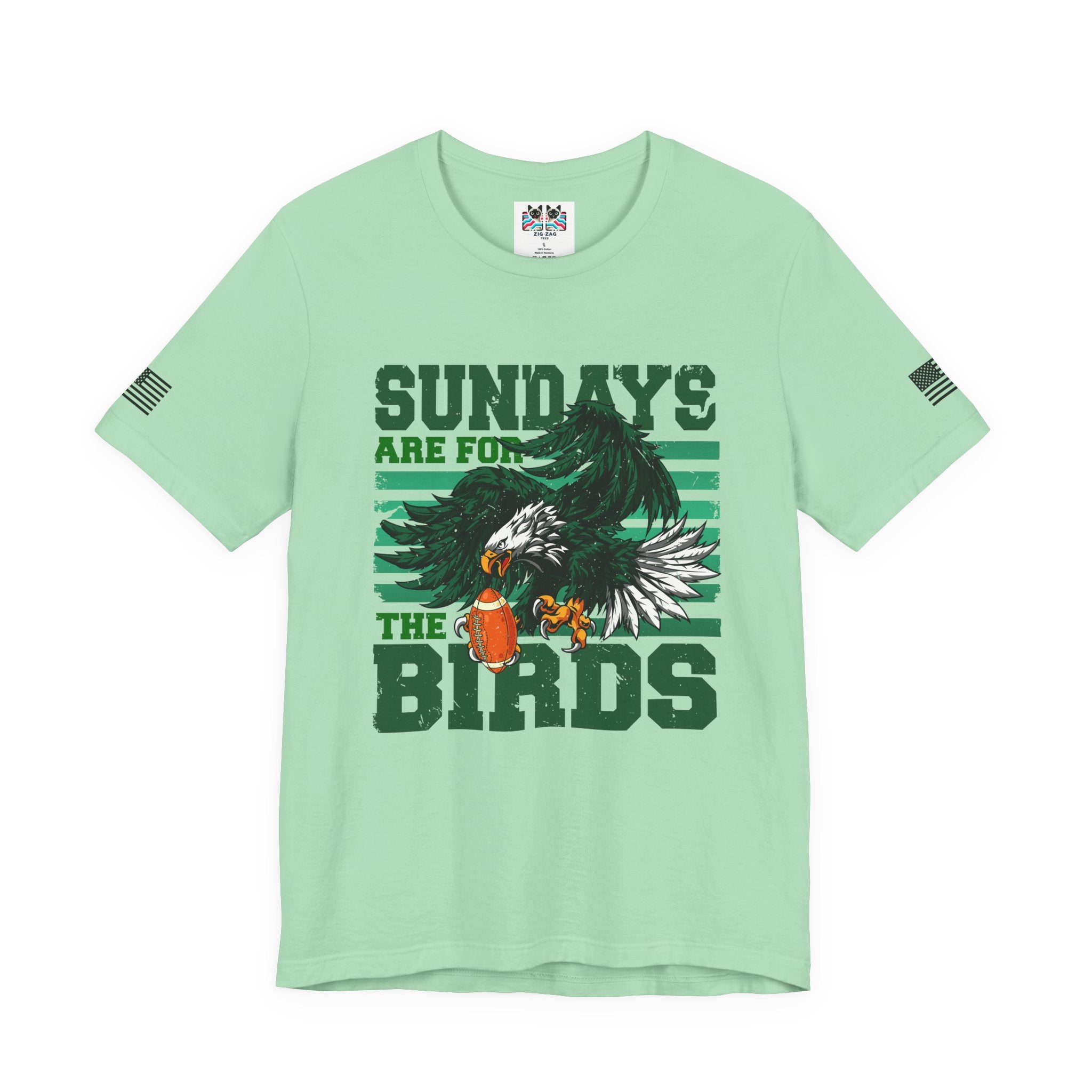 Sundays Are for the Birds T-Shirt – Fierce Diving Eagle Football Graphic Tee Philadelphia Fan