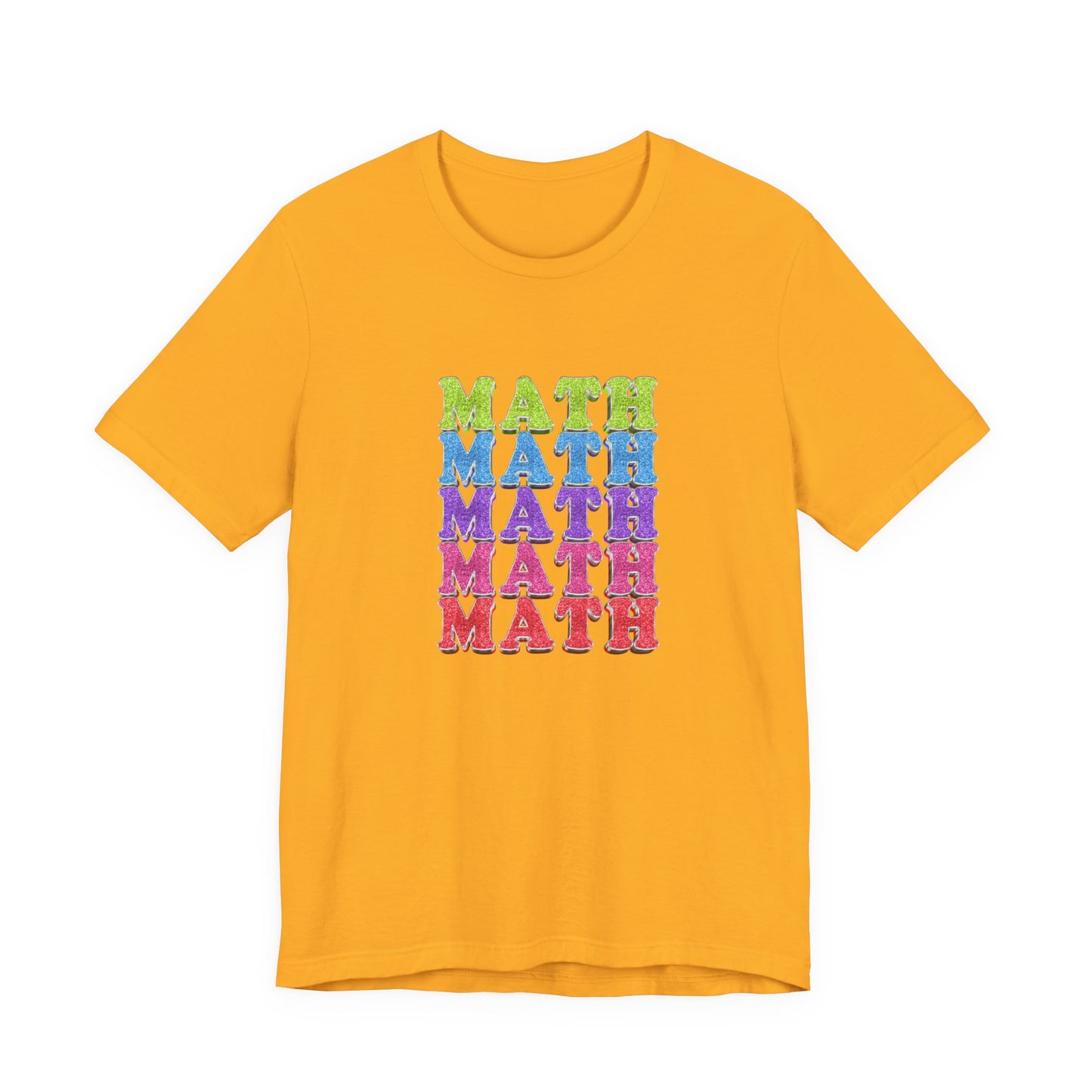 Math Repeated Tshirt – Bold Typography Design for Math Enthusiasts