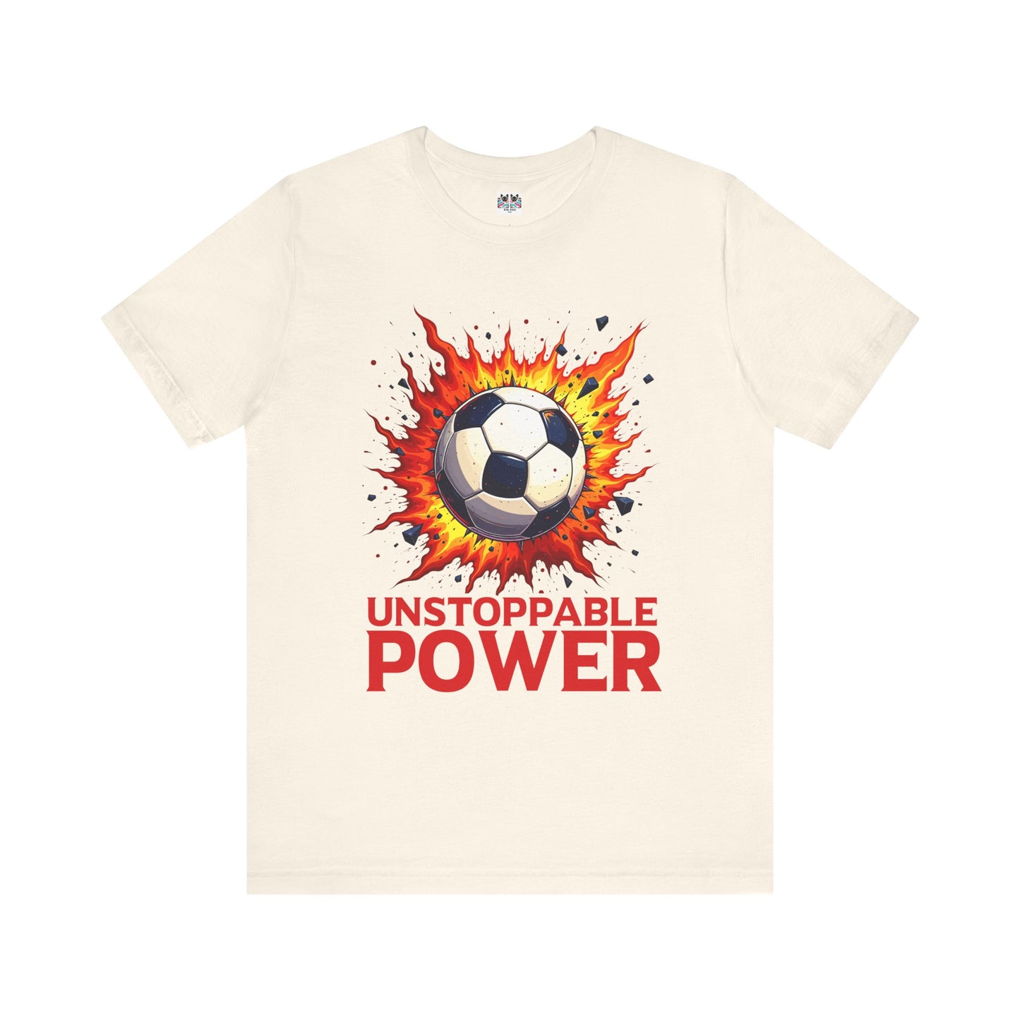 Goal Explosion Soccer Power Shot Flame Ball Scoring Moment T-Shirt
