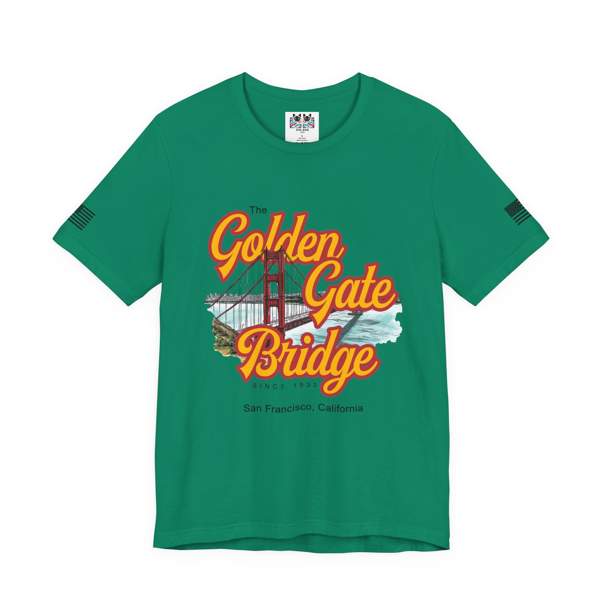 The Golden Gate Bridge T-Shirt – Retro Script Graphic Tee Since 1933 San Francisco California