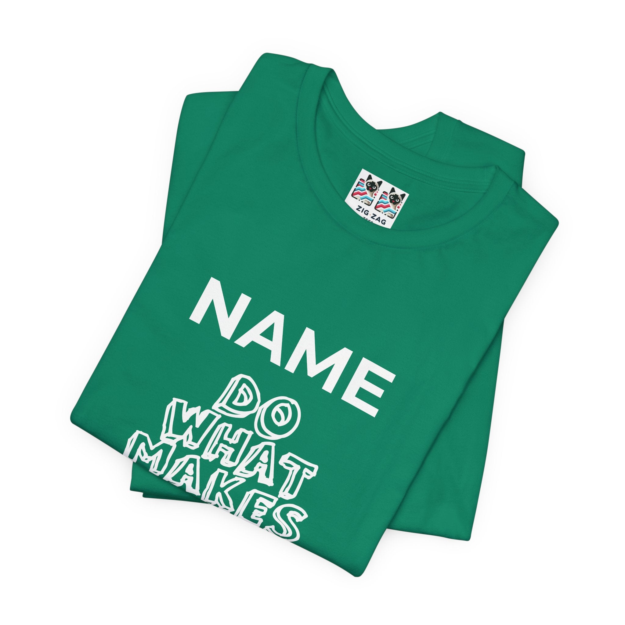 Custom T-Shirt - Do What Makes You Happy T-Shirt – Smiley Face Positive Vibes Motivational Graphic Tee