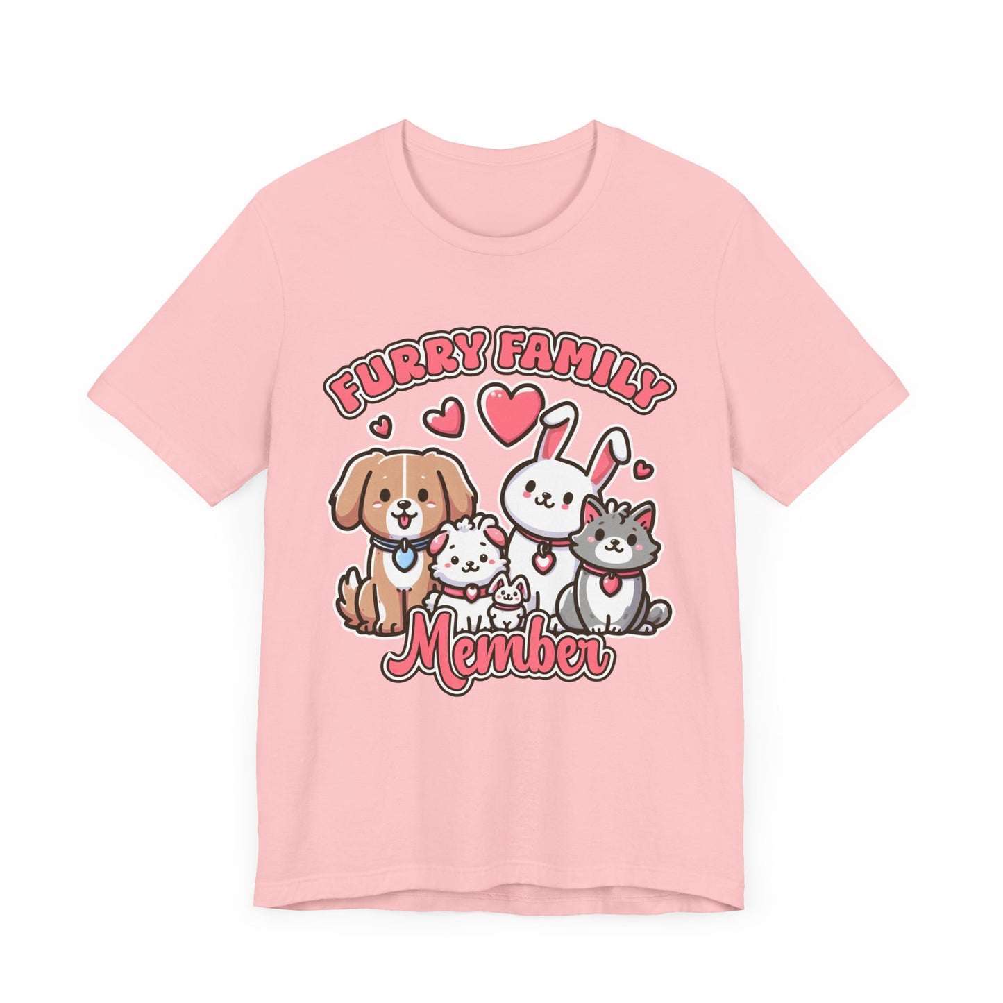 Furry Family Member | Group of Pets Graphic T-Shirt