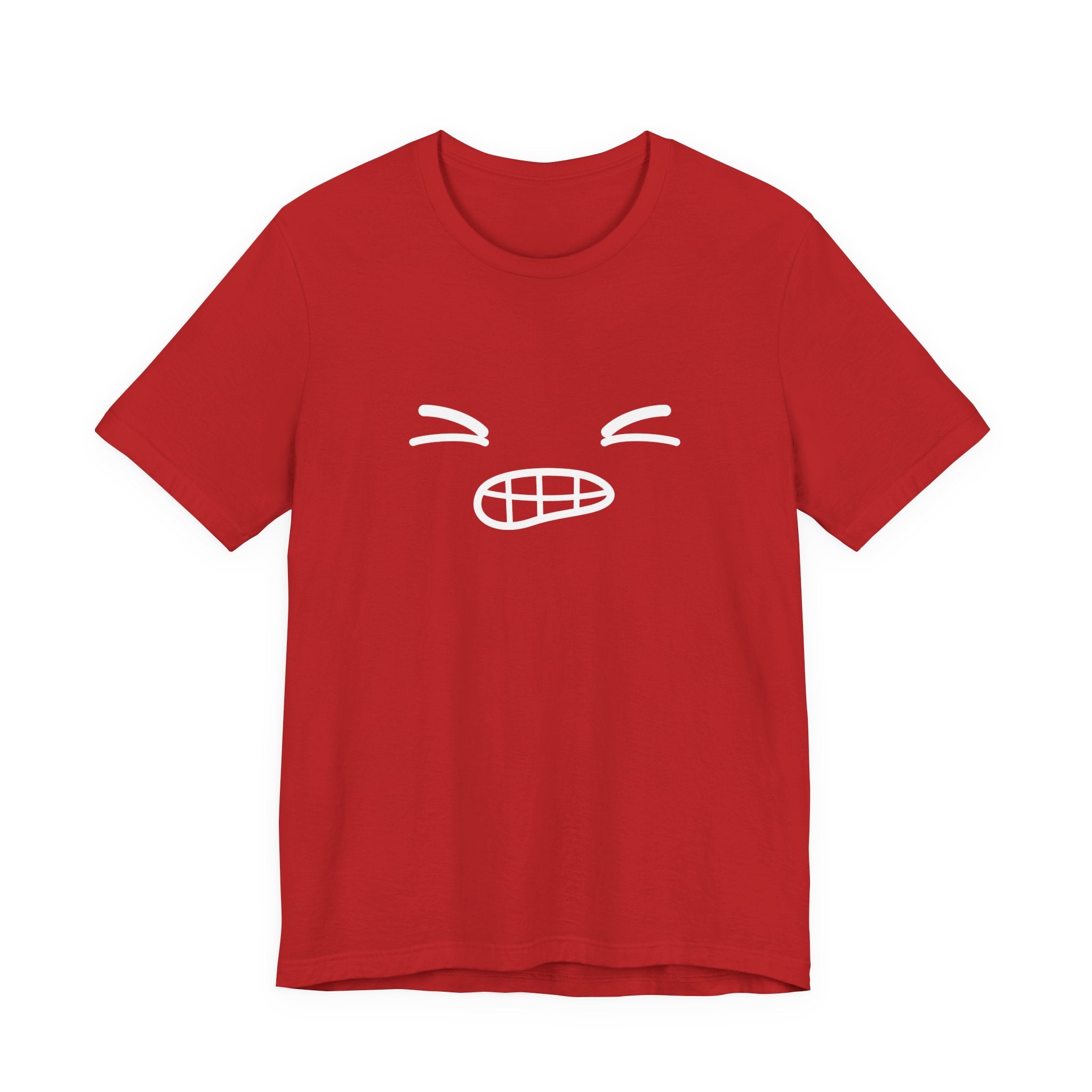 Minimalist Bold Expression T-Shirt – Black Tee with Bold Face Graphic