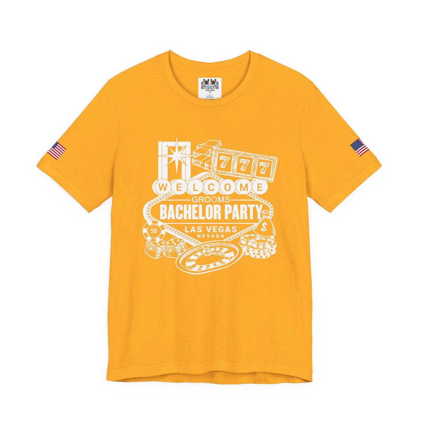 Welcome Grooms Bachelor Party Las Vegas T-Shirt - Vegas Nevada Casino Party Shirt