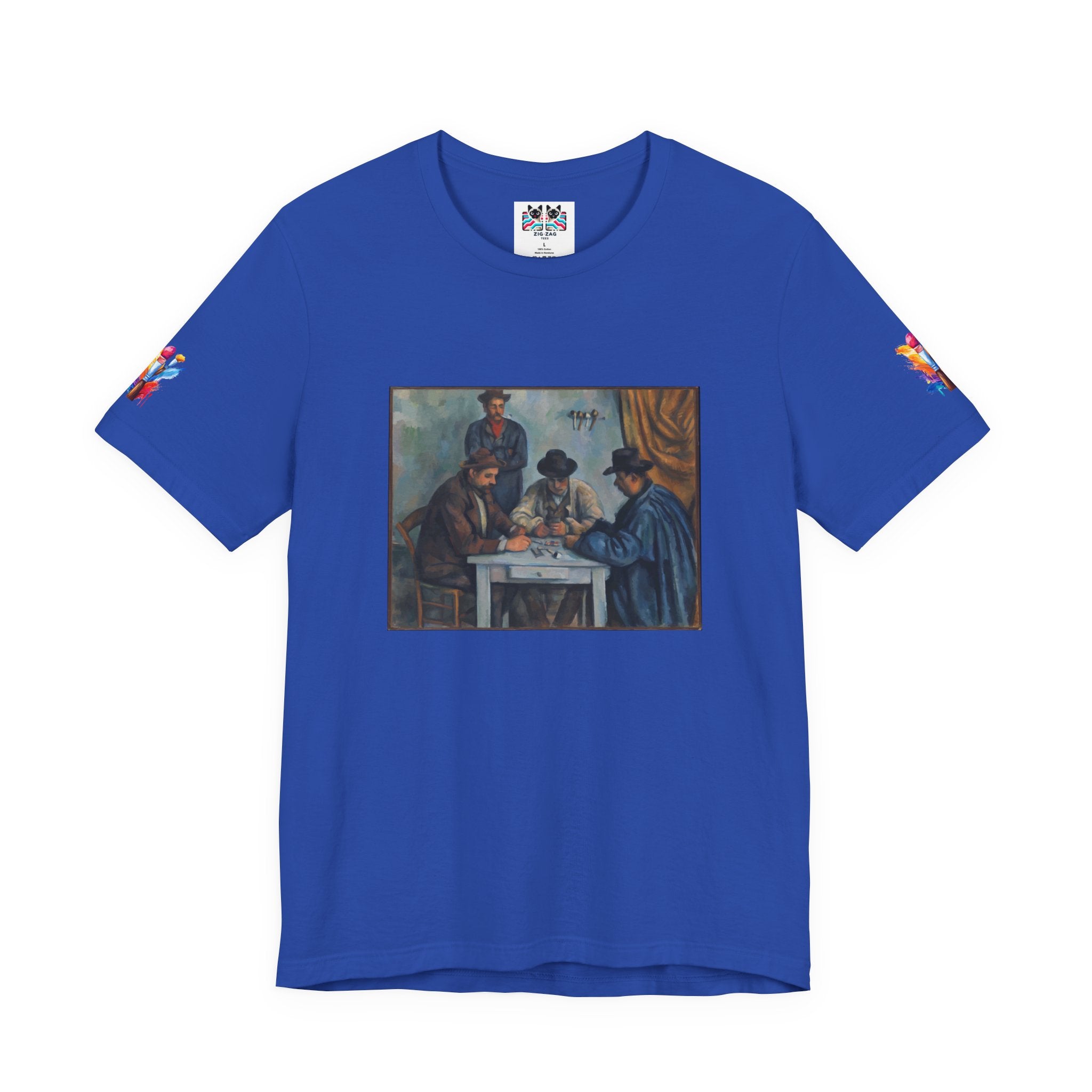 The Card Players Art T-Shirt – Post-Impressionist Masterpiece Graphic Tee