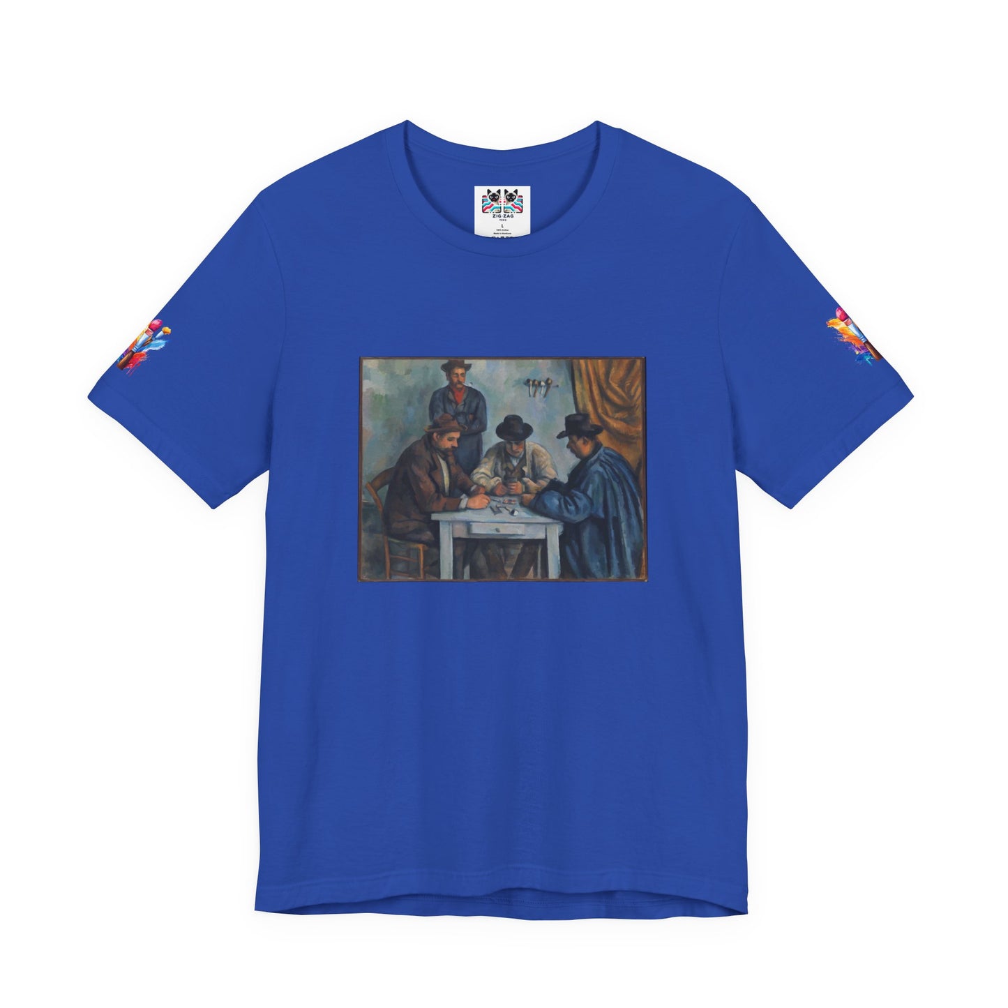 The Card Players Art T-Shirt – Post-Impressionist Masterpiece Graphic Tee
