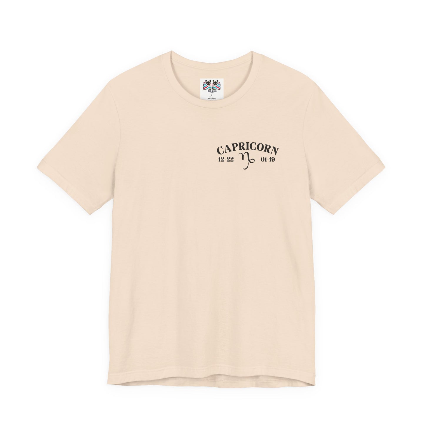 Capricorn Constellation & Floral Zodiac T-Shirt – December 22 to January 19