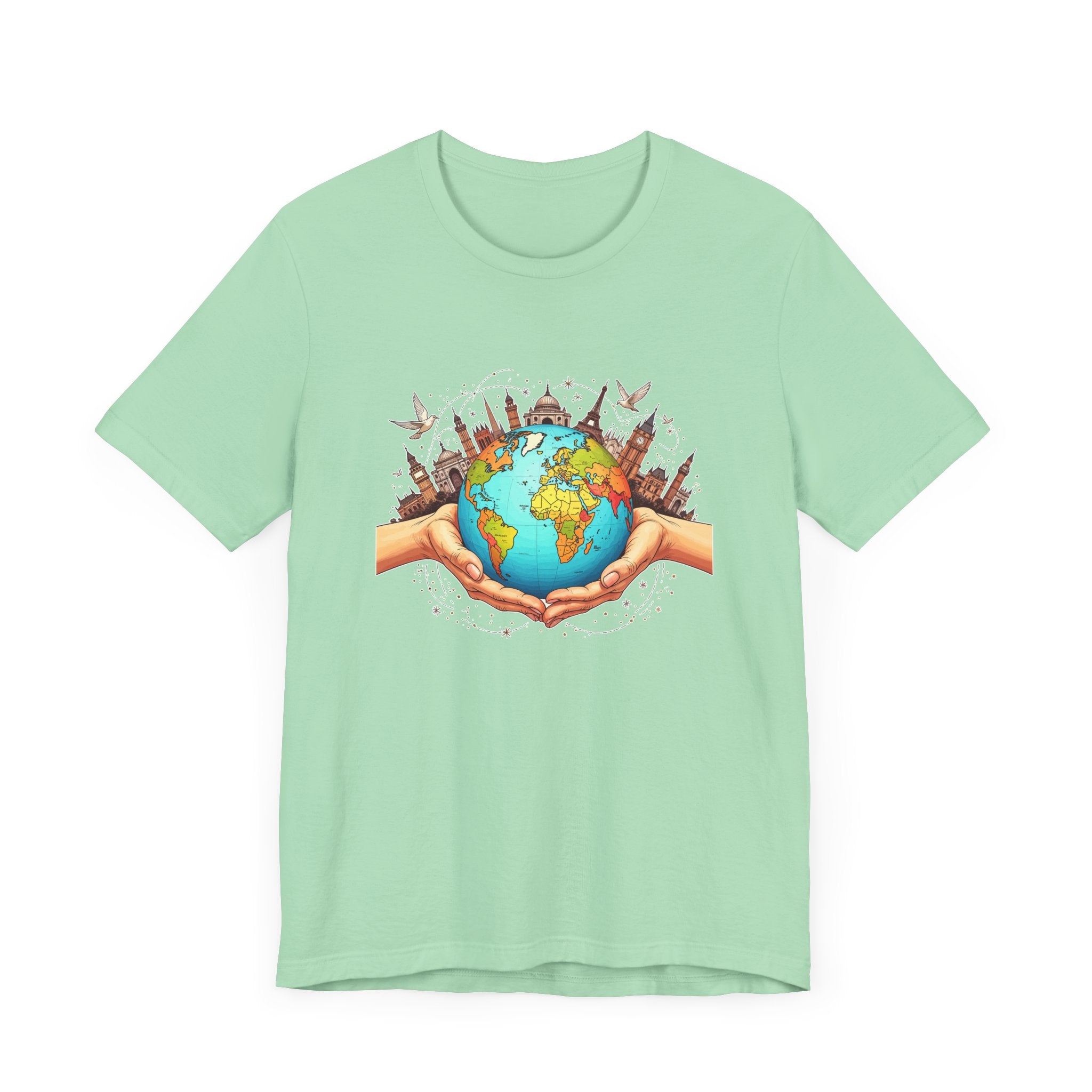 Beyond Borders Shirt Global Connection Graphic Tee for World Travelers Humanitarians and Dreamers Who Believe in Unity Without Walls