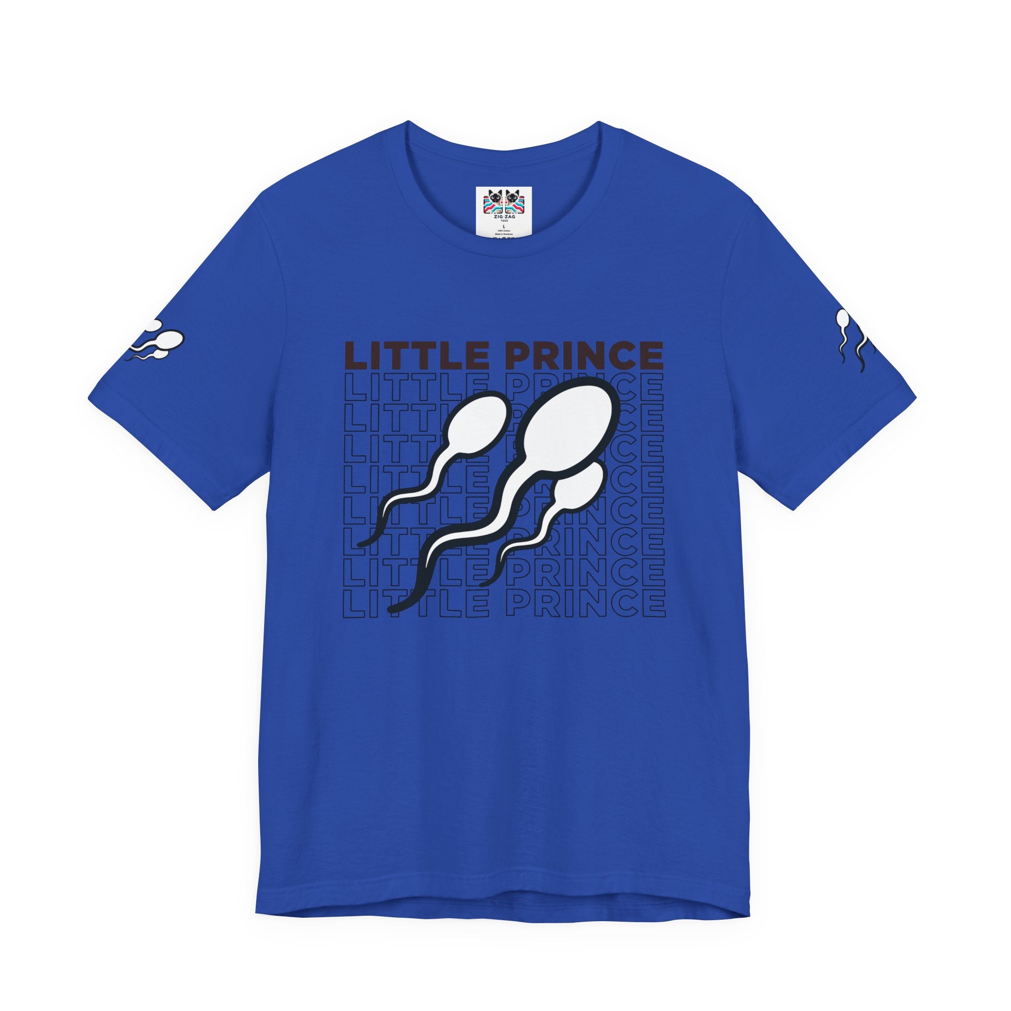 Little Prince T-Shirt – Funny Sperm Typography Conception Humor Graphic Tee