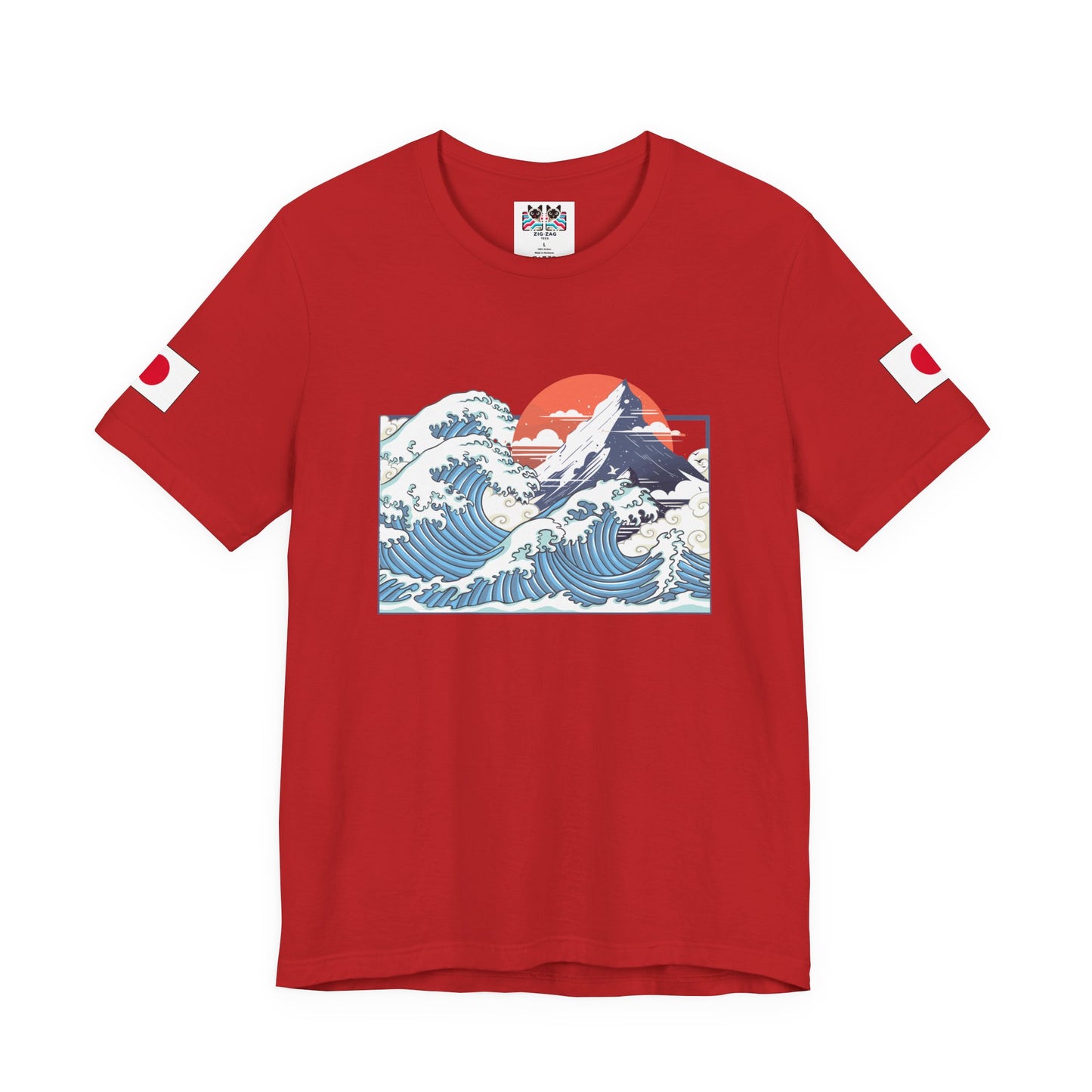Great Wave Mt. Fuji T-Shirt – Japanese Art Hokusai Style Graphic Tee