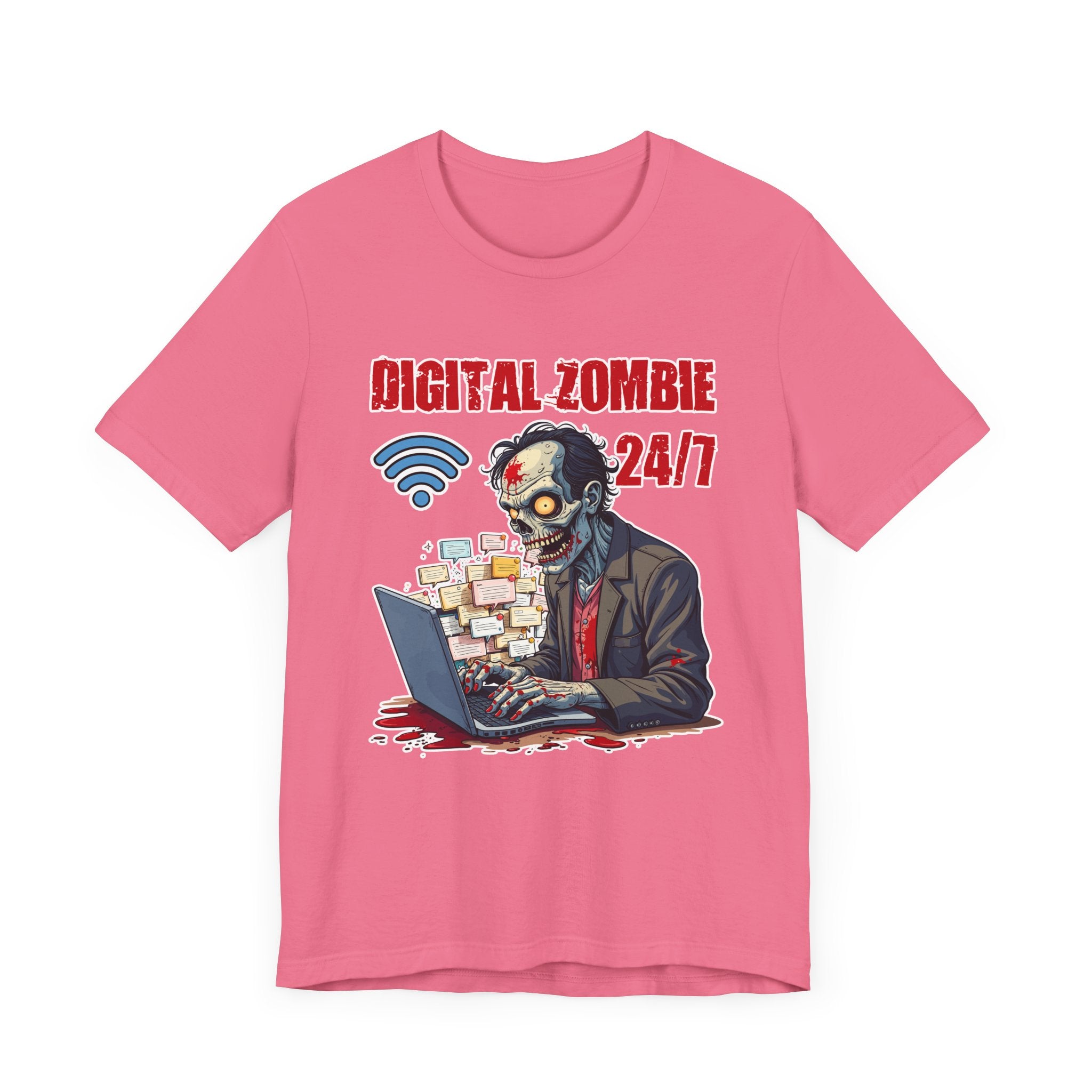 Chronically Online Tee, Internet Addict Shirt, Social Media Humor Graphic, Digital Life Top, Always Plugged In Gift
