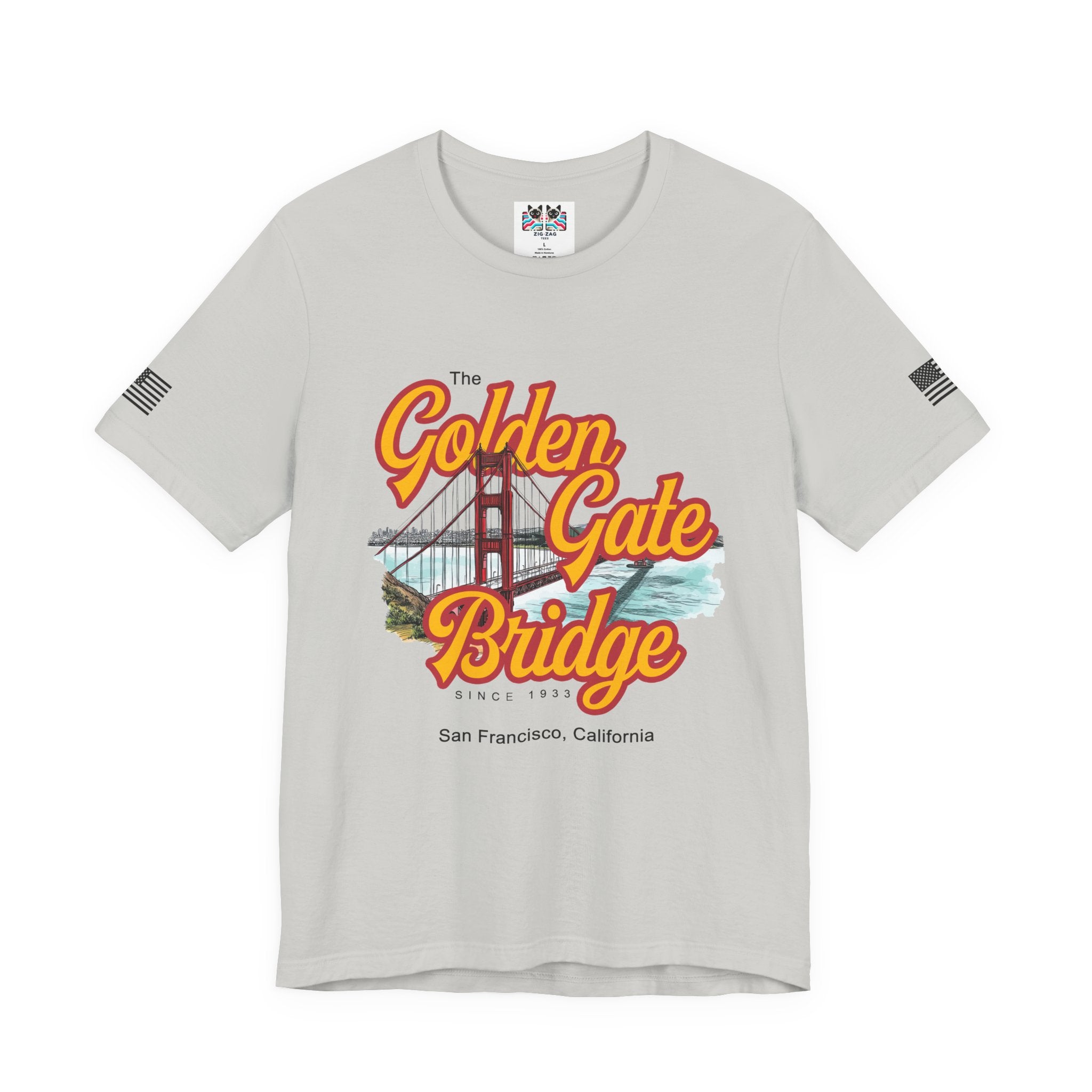 The Golden Gate Bridge T-Shirt – Retro Script Graphic Tee Since 1933 San Francisco California