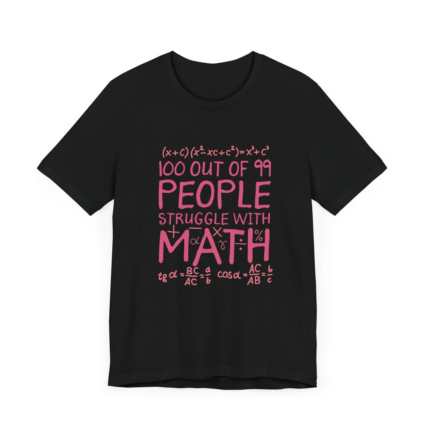 Math Struggle T-Shirt – 100 Out of 99 People Math Joke