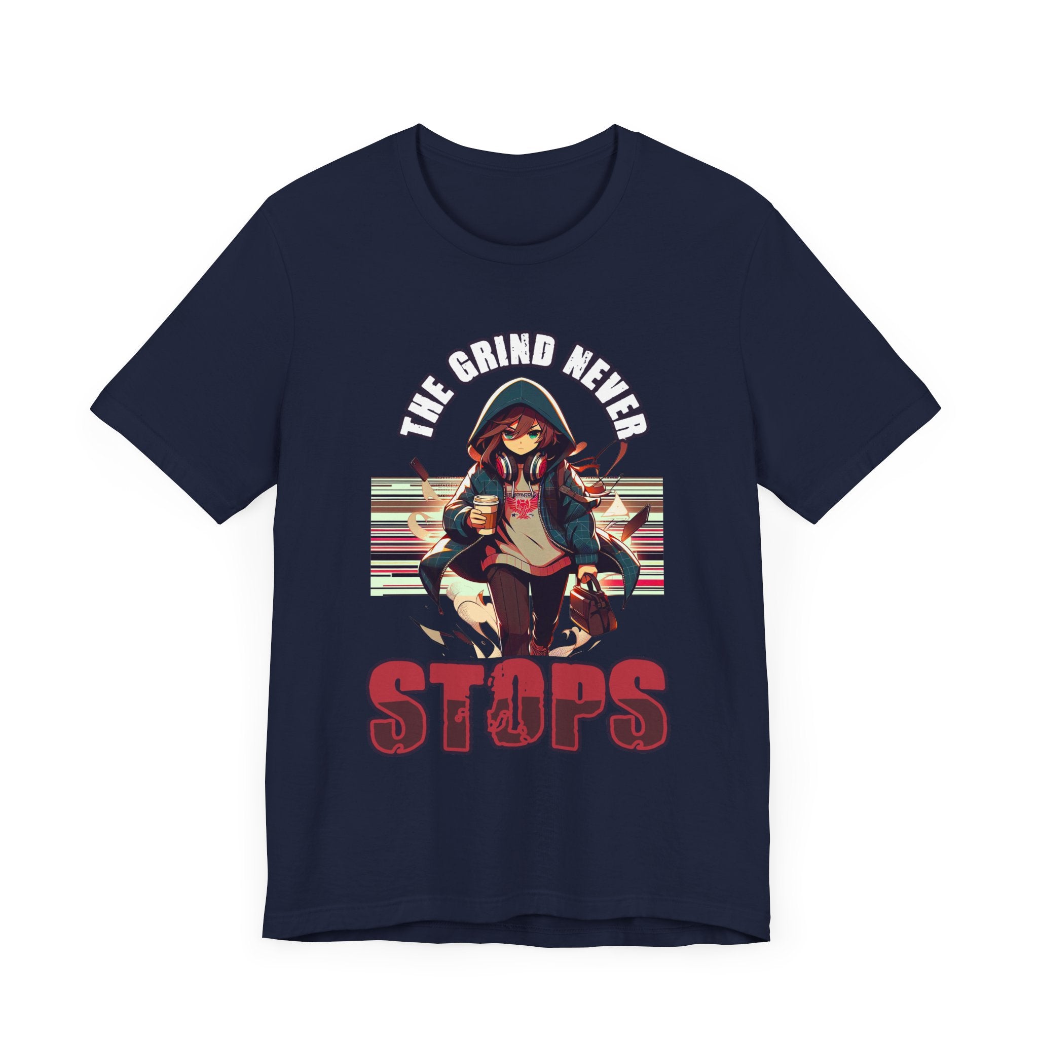 The Grind Never Stops | Hustle & Motivation T-Shirt