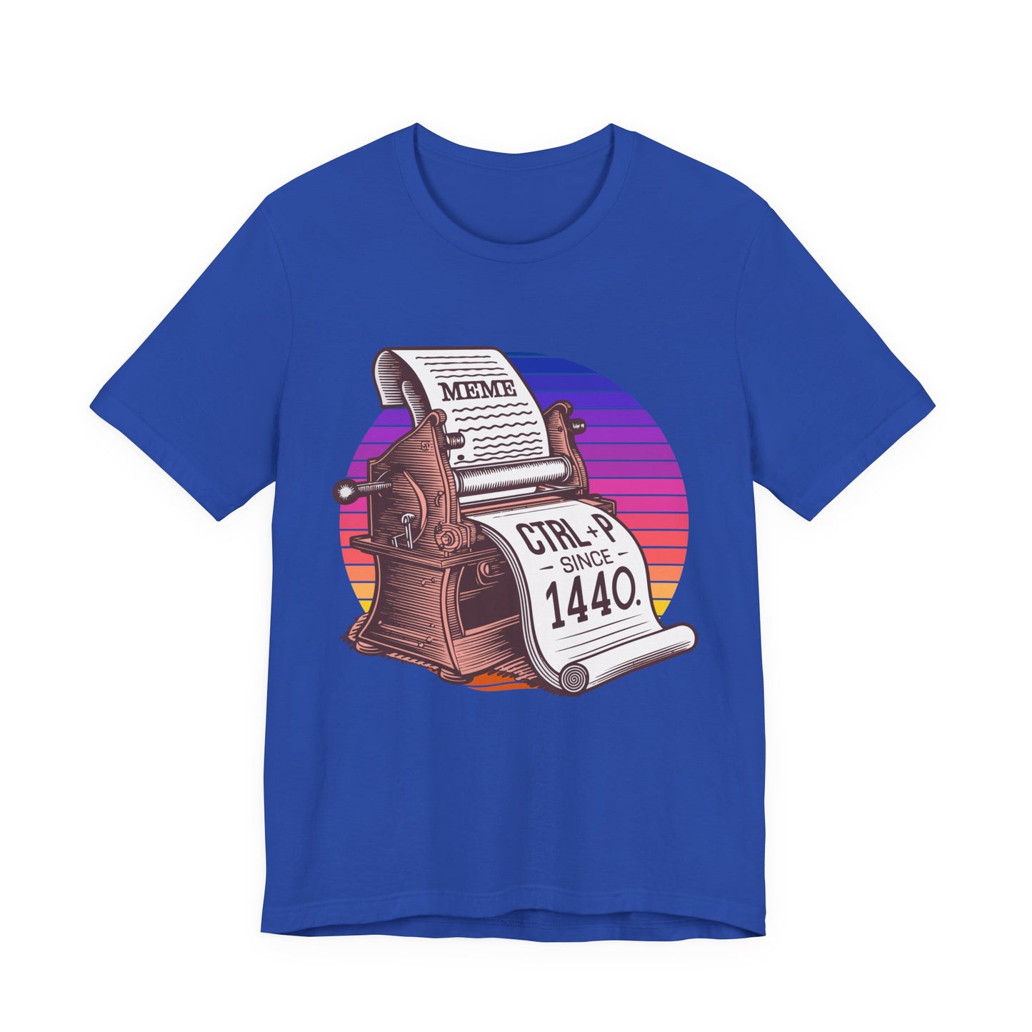 CTRL + P Since 1440 Tshirt – The Printing Press Meme Edition