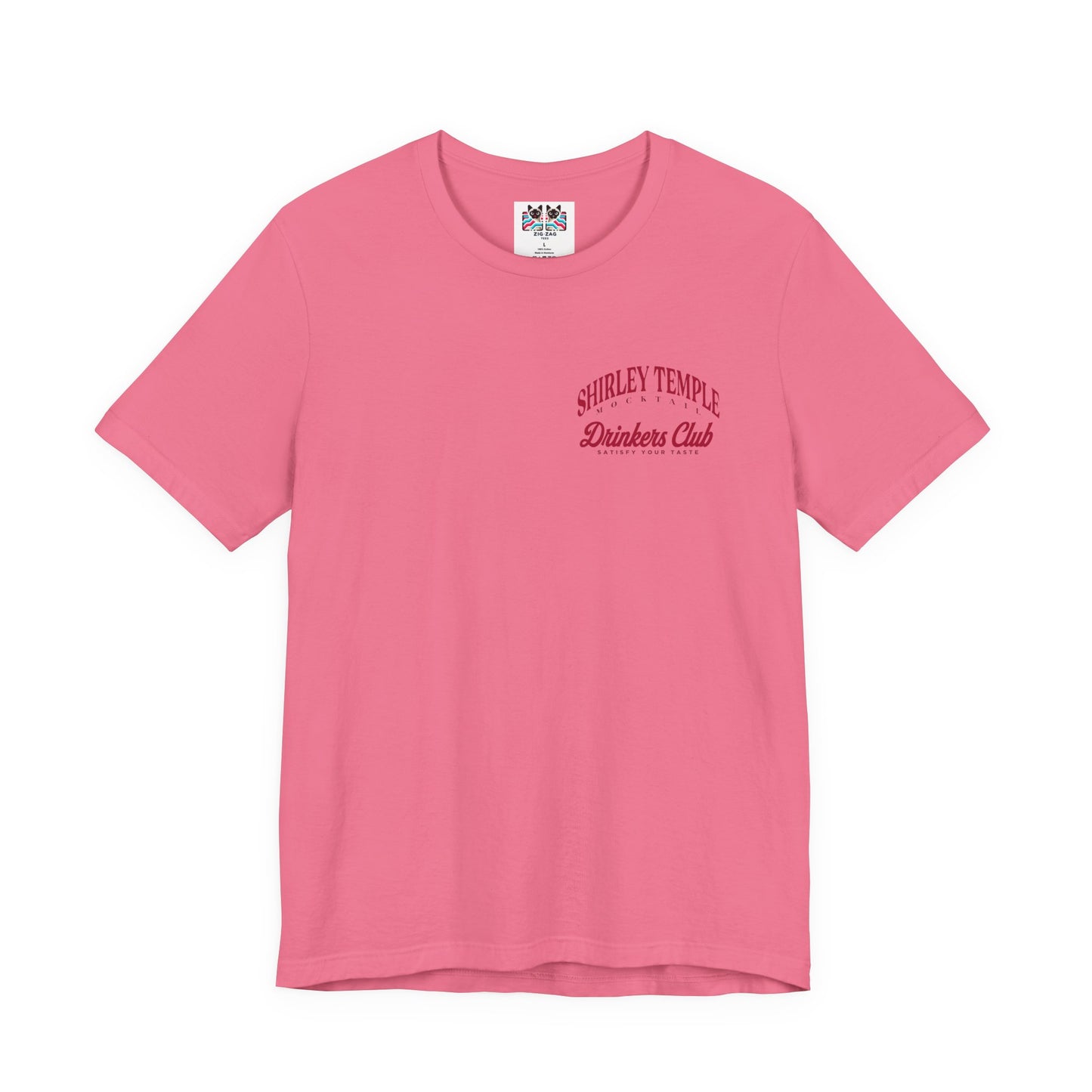 Shirley Temple Mocktail Drinkers Club Tshirt – Satisfy Your Taste