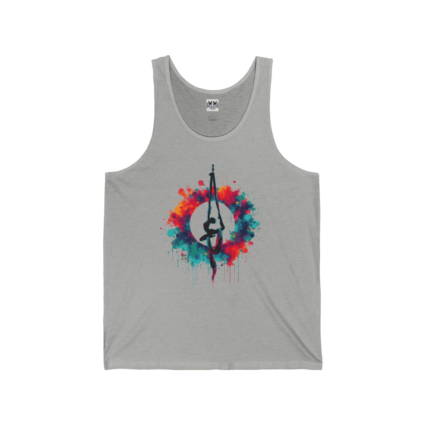 Aerialist Colorsplash - Vibrant Aerial Yoga & Dance Tank Top