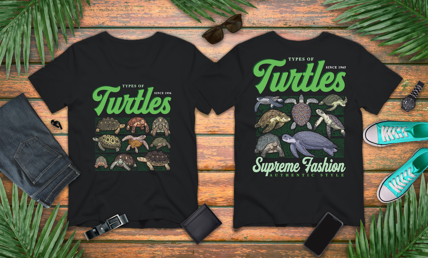 Types of Turtles Tshirt – Supreme Fashion
