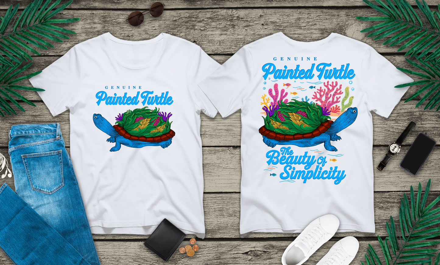 Painted Turtle Tshirt – The Beauty of Simplicity