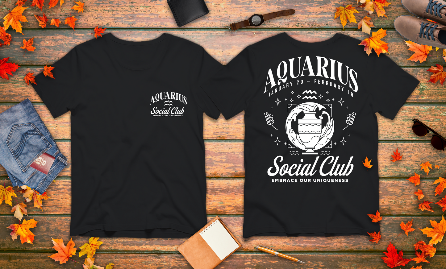 Aquarius Social Club T-Shirt – Embrace Our Uniqueness