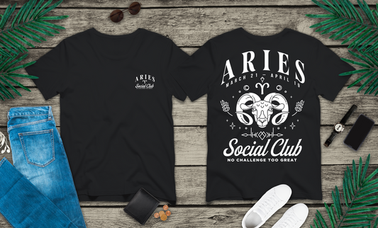 Aries Social Club T-Shirt – No Challenge Too Great