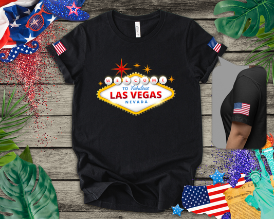 Welcome to Fabulous Las Vegas T-Shirt - Classic Nevada Sign Iconic Design