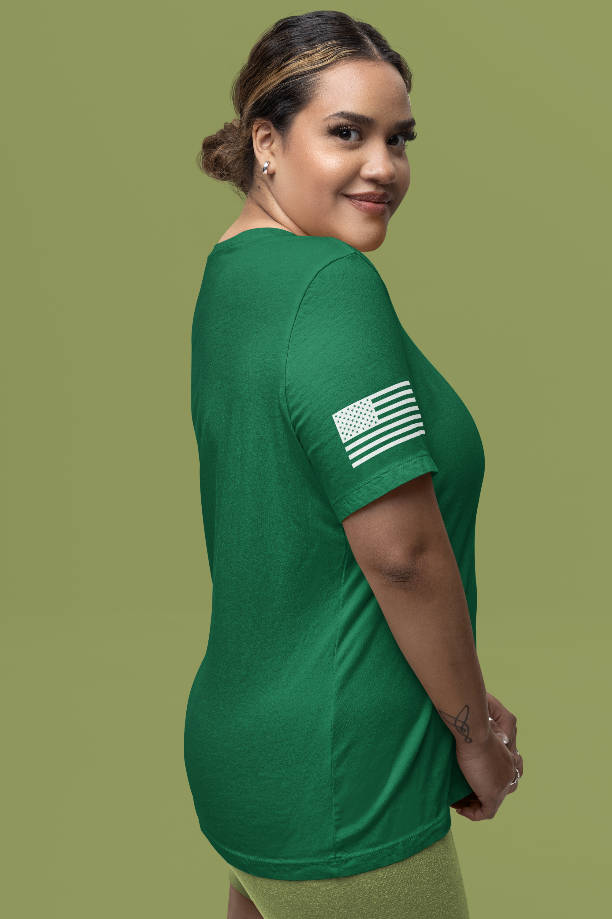 Washington The Evergreen State Forest Poster Style T-Shirt | Pacific Northwest Nature Graphic Tee | Washington Souvenir