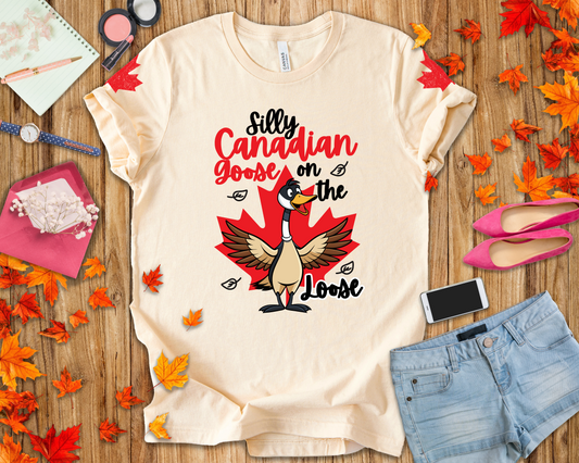 Silly Canadian Goose On the Loose T-Shirt