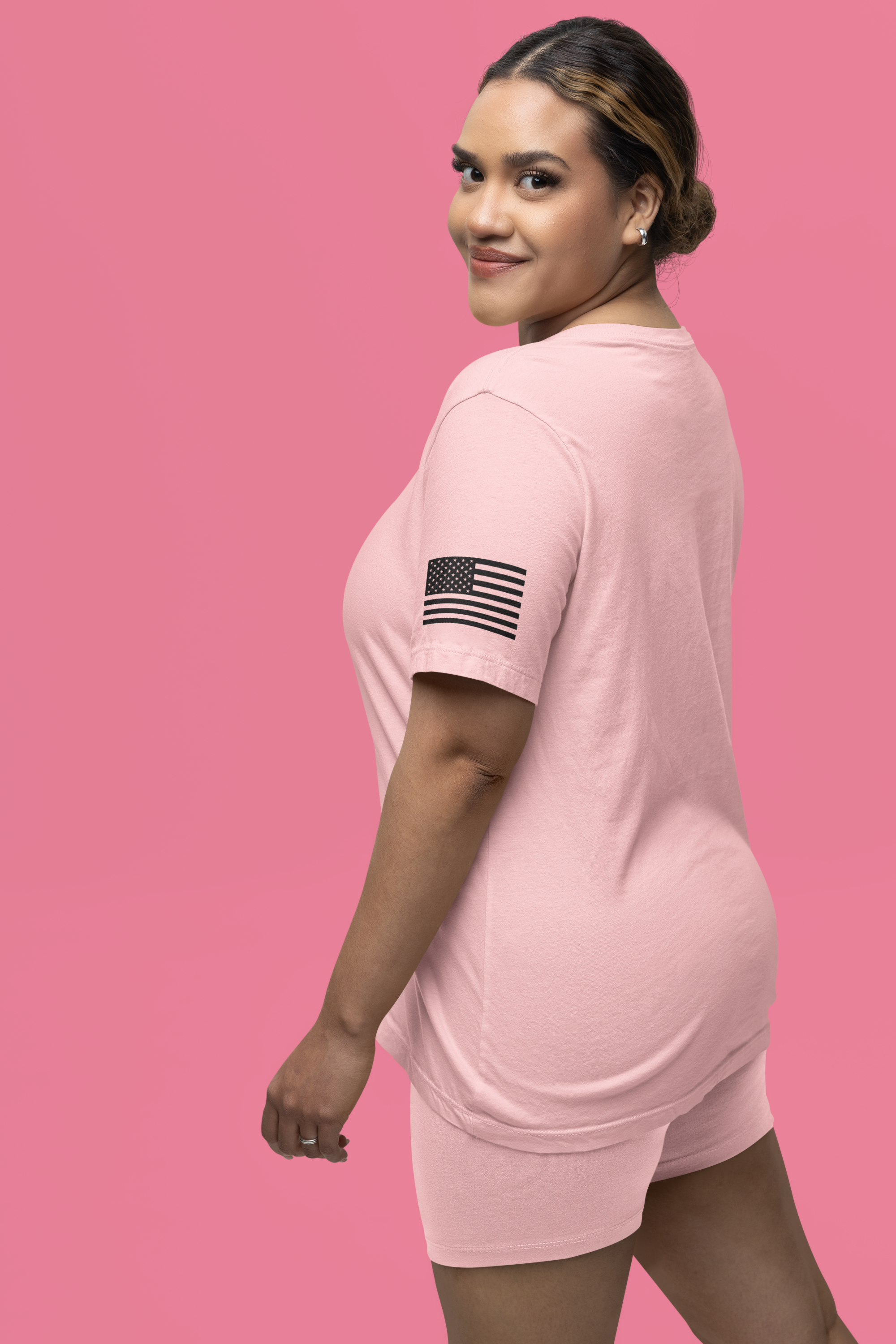 Los Angeles California T-Shirt – Hollywood Sign Colorful Illustrated Skyline Circle Tee