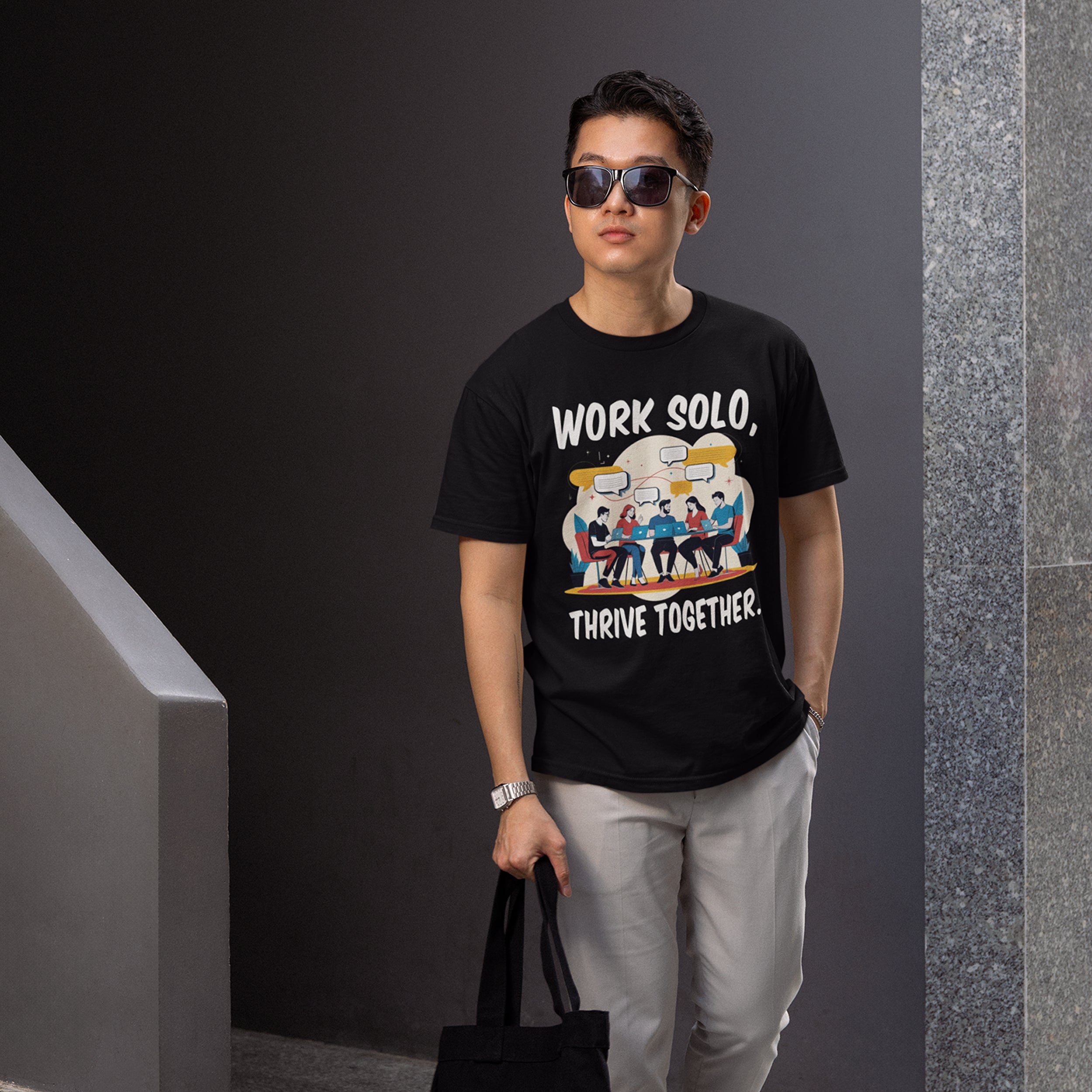 Digital Nomads Unite - Remote Work T-Shirt