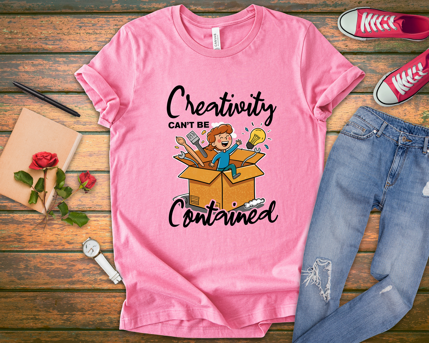 Thinking Outside the Box Tee, Innovation Mindset Shirt, Creative Problem Solver Top, Bold Idea Graphic Tee, Genius Gift