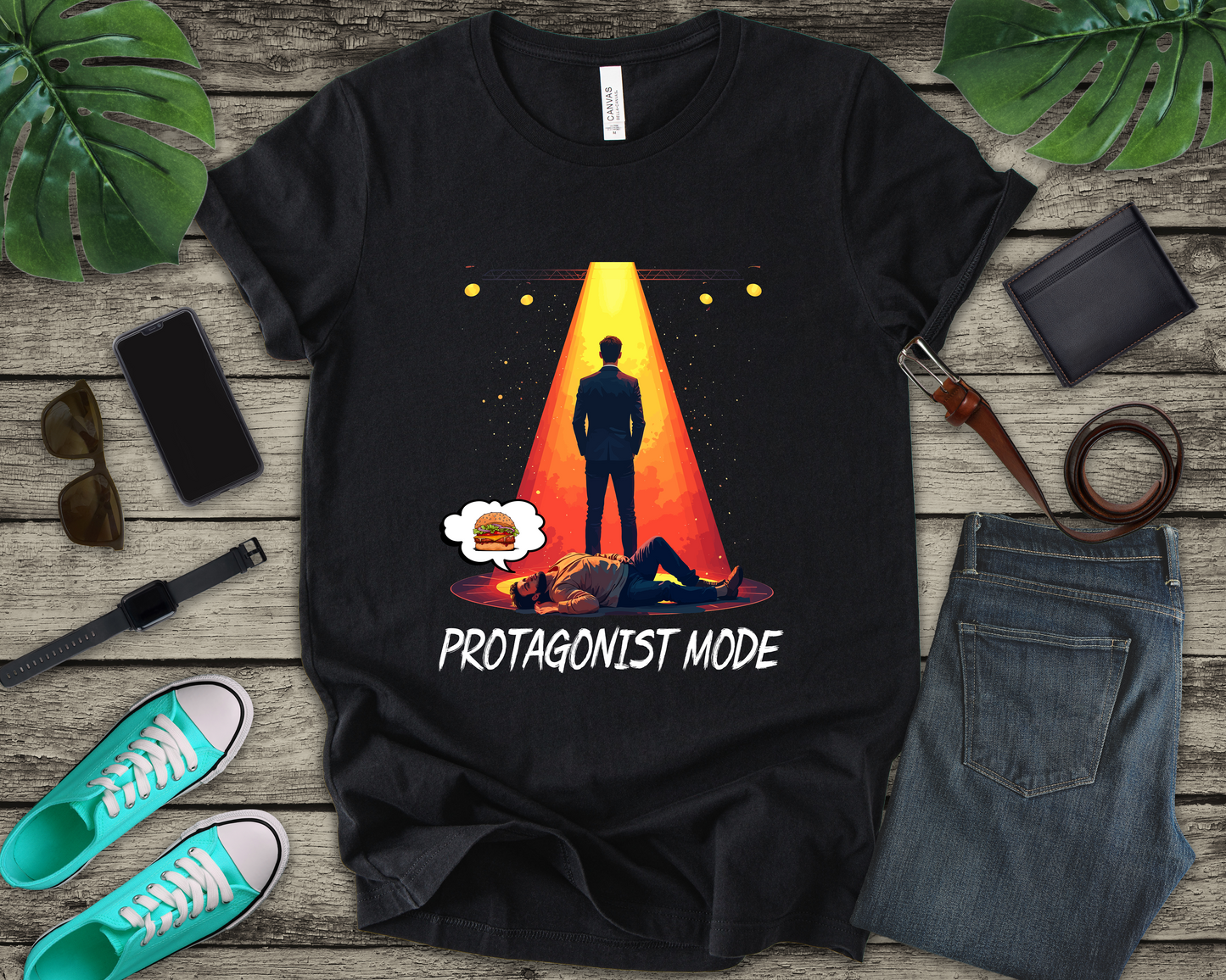 Main character energy, supporting character effort   Official Graphic Statement Tee for Bold Minds, Modern Thinkers, and Everyday Expression Everywhere