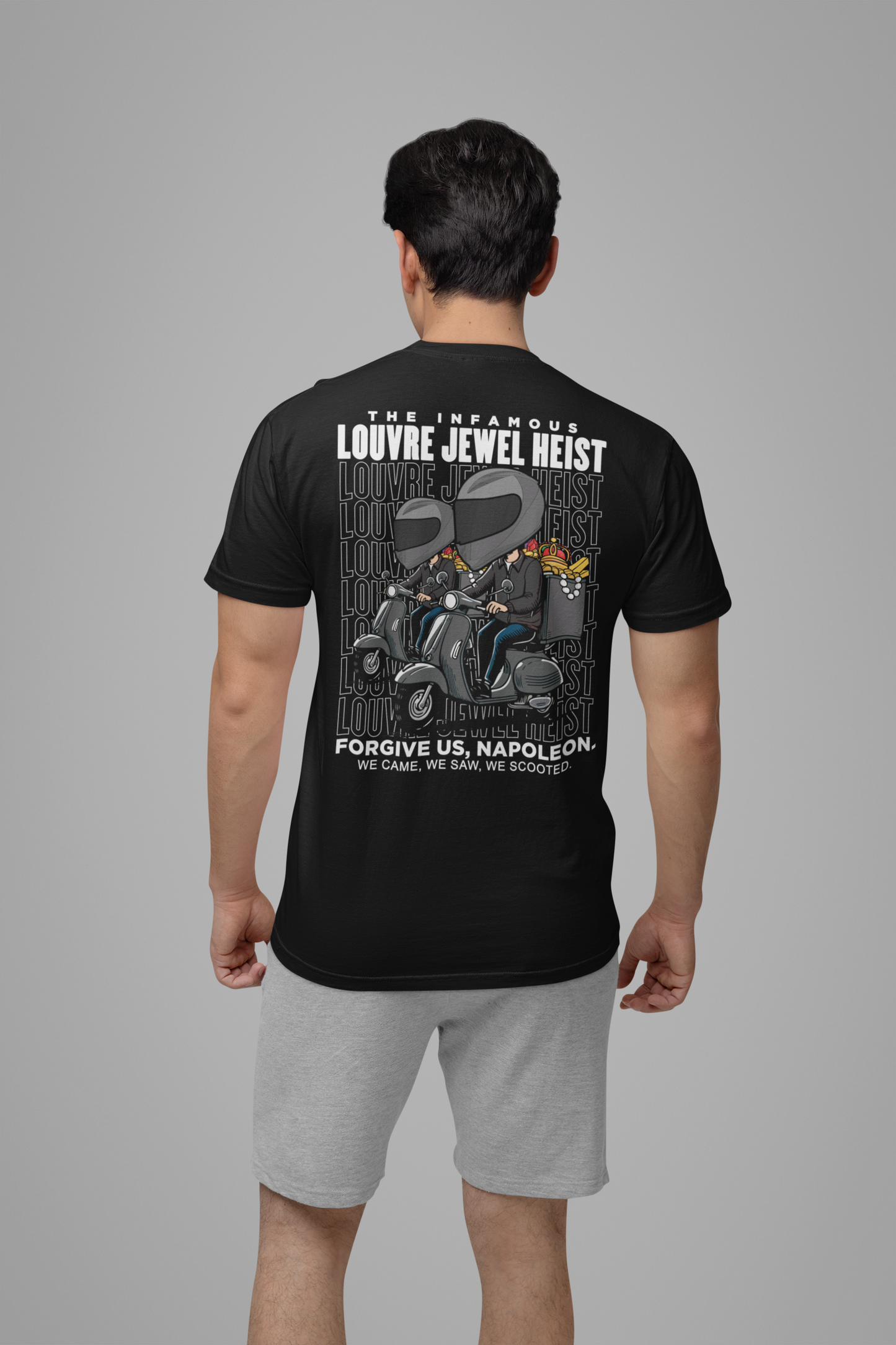 The 7 Minutes Louvre Jewel Heist – Napoleon’s Paris Getaway Tee