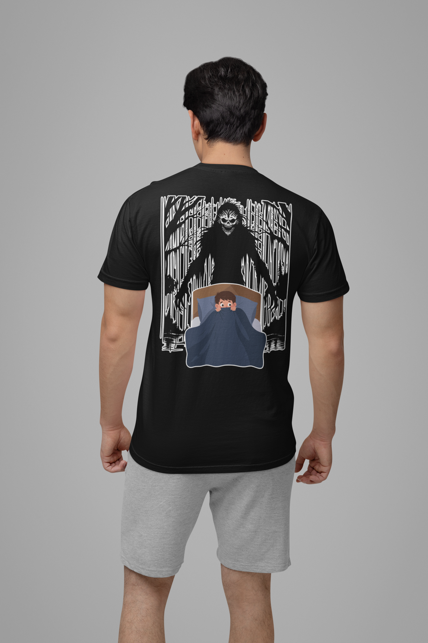Night Terrors Monsters Under the Bed Horror T-Shirt
