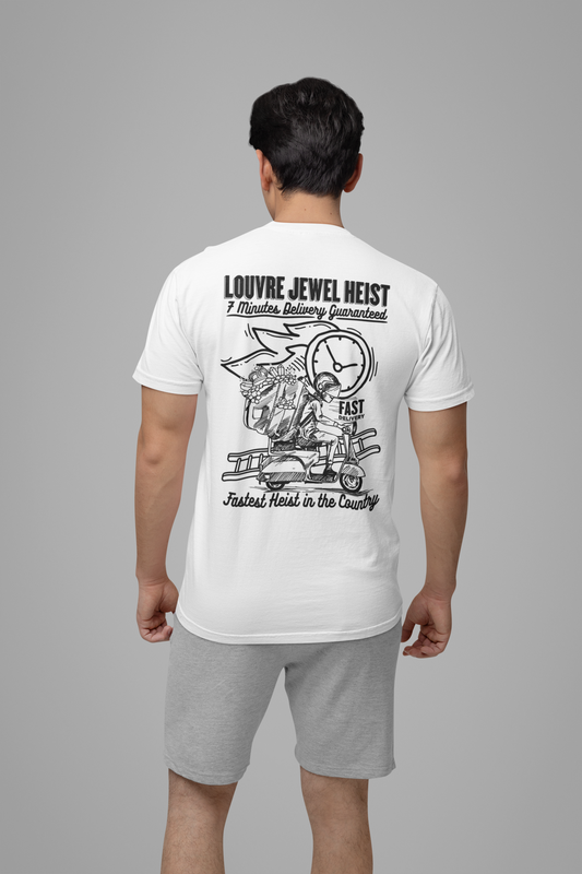 Louvre Jewel Heist – 7 Minutes Delivery Guaranteed T-Shirt