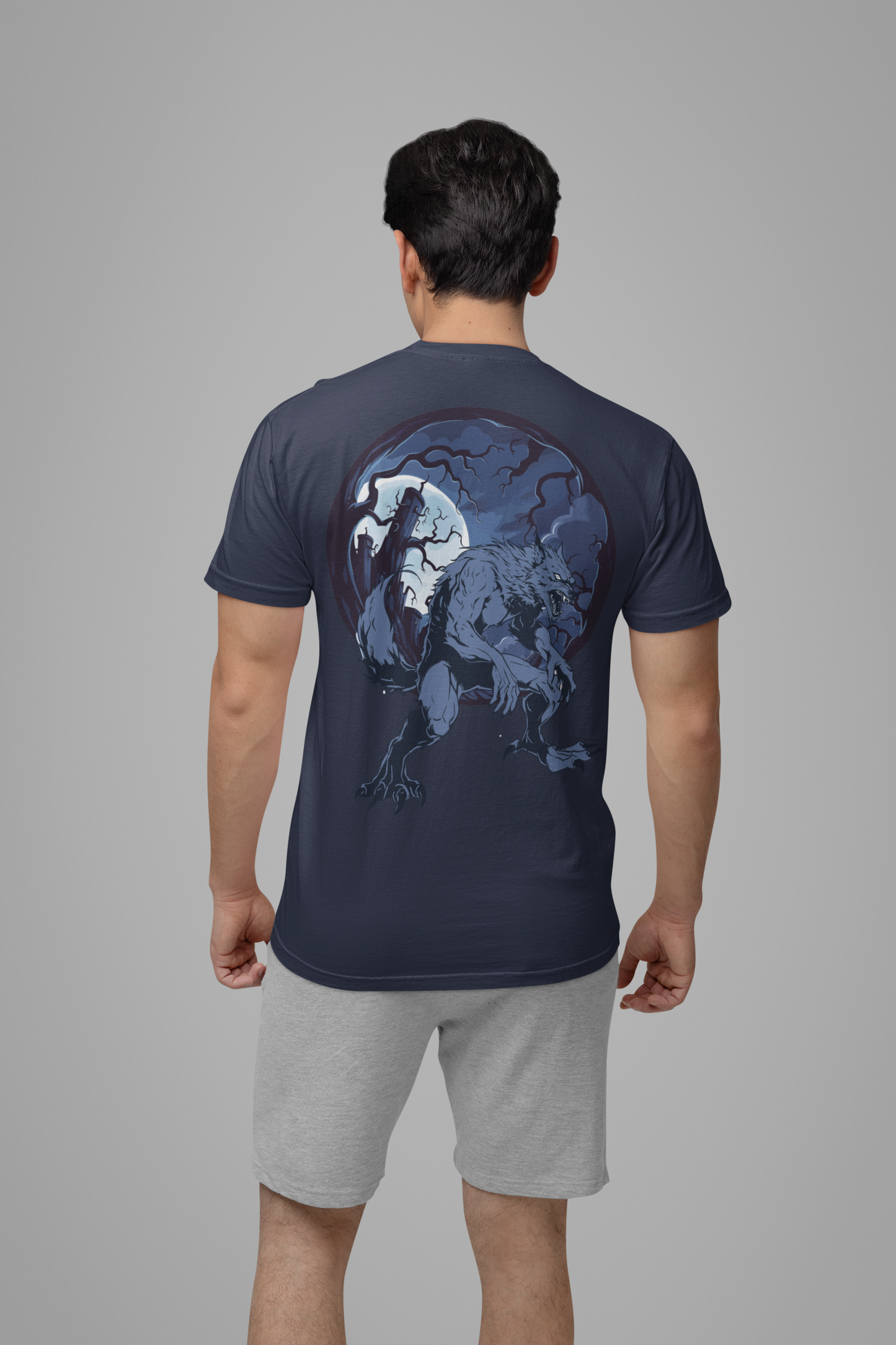 The Werewolf Full Moon Forest Howling Horror T-Shirt