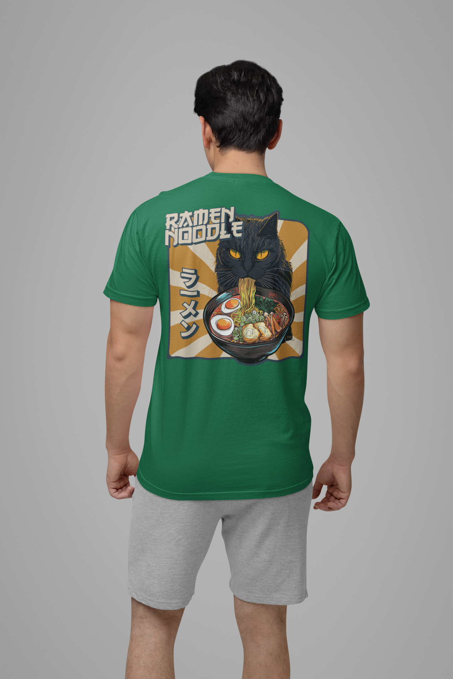 Ramen Cat Noodles Japanese Food Lover T-Shirt